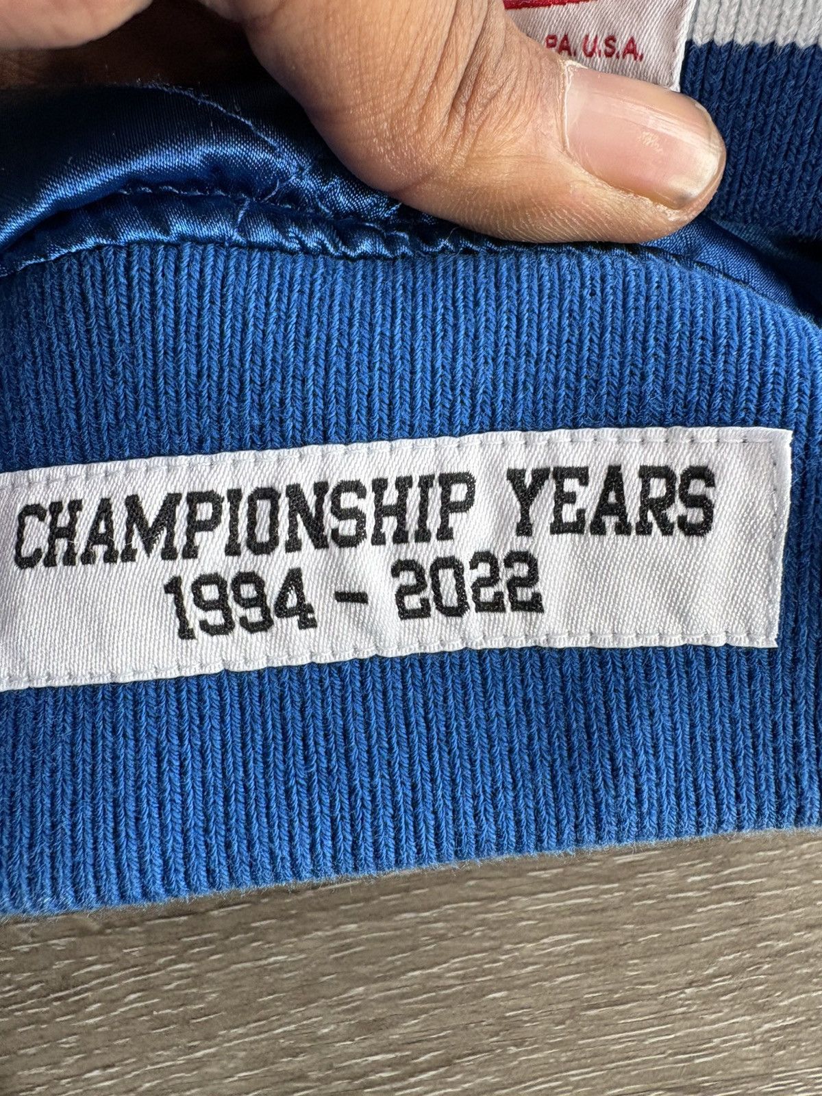 Mitchell & Ness × Supreme Supreme x Mitchell & Ness “Doughboy” Twill Varsity Jacket Size US XXL / EU 58 / 5 - 5 Thumbnail