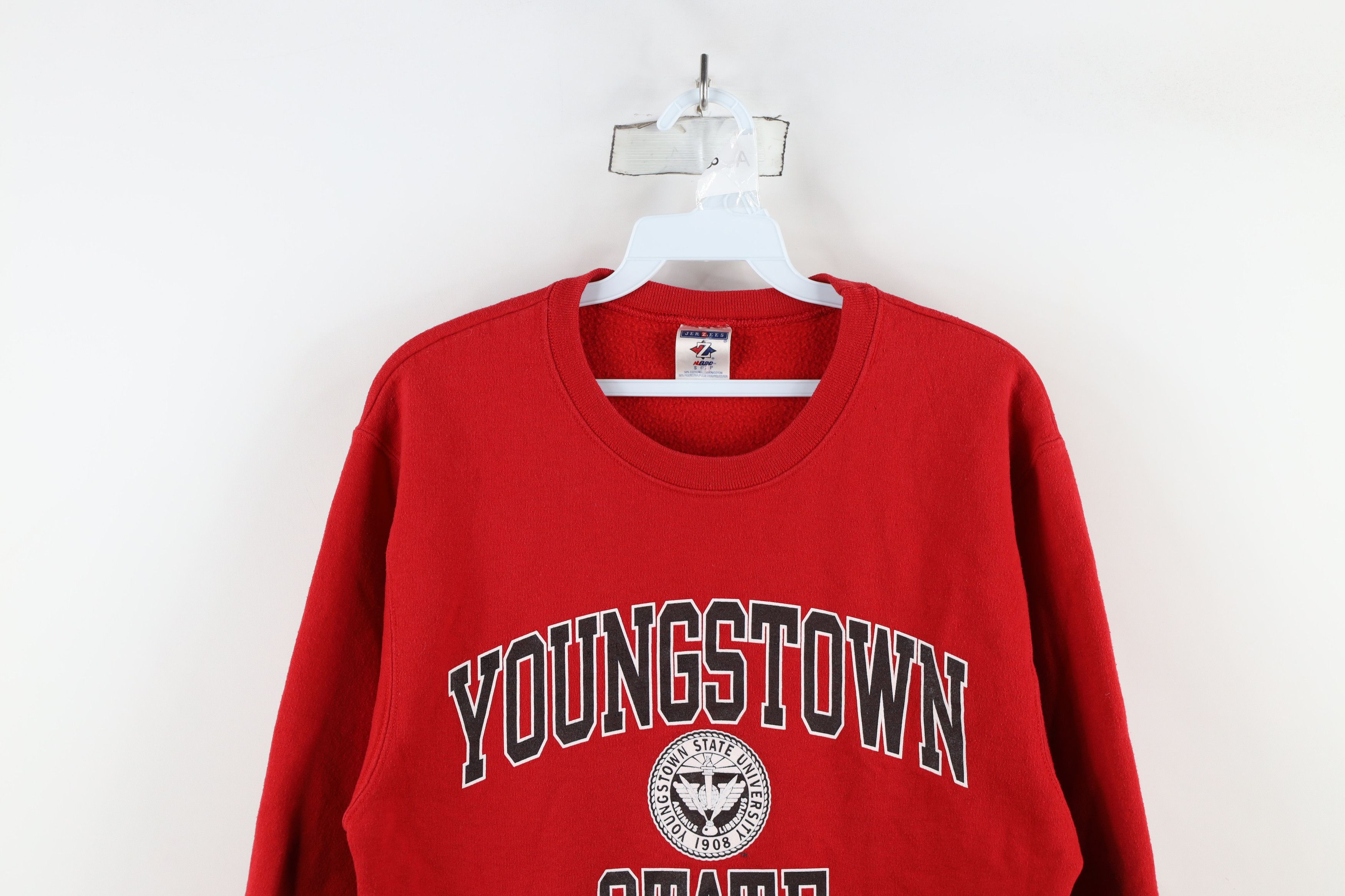 Vintage Vintage 90s Y2K Youngstown State University Sweatshirt Red Size S / US 4 / IT 40 - 2 Thumbnail