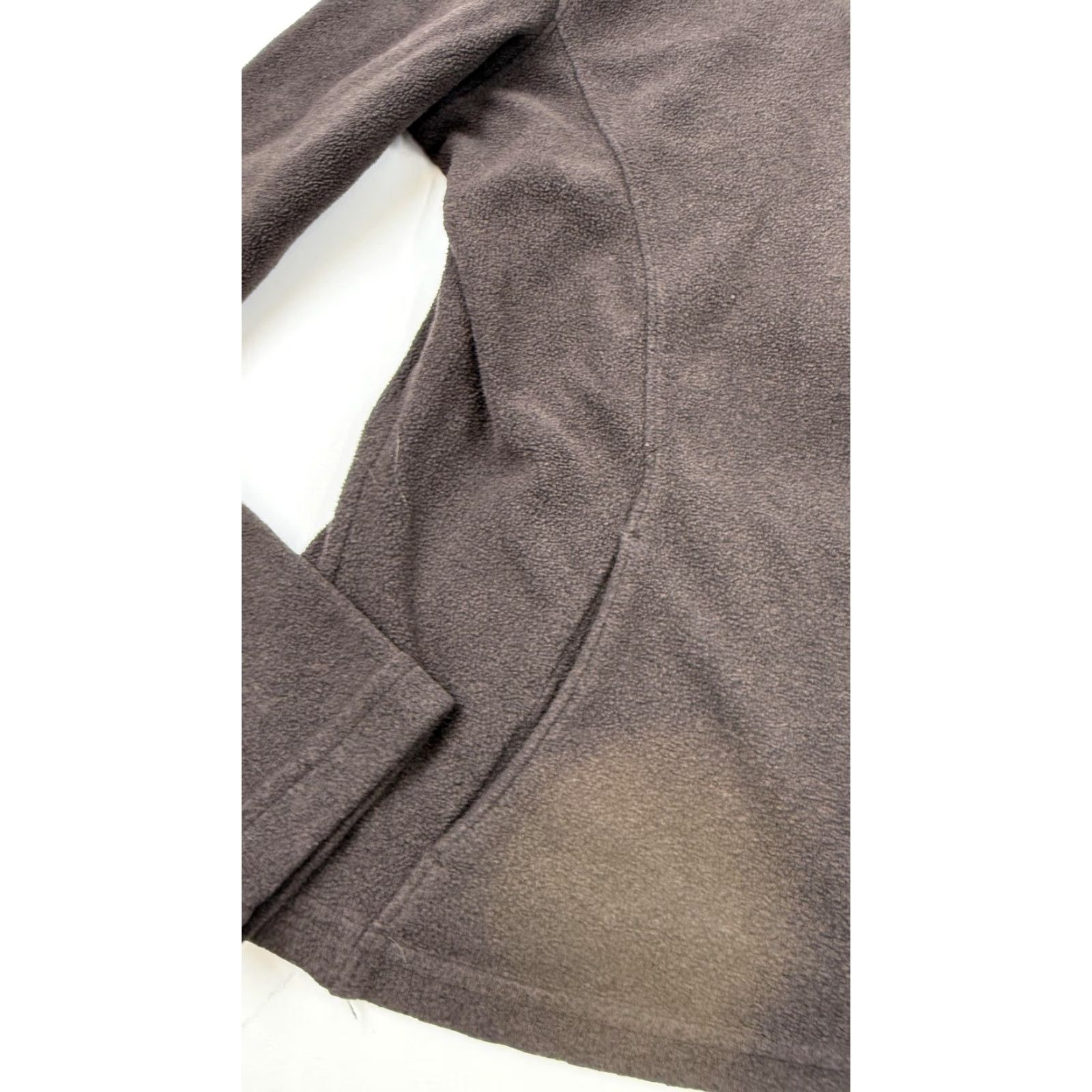 Prana prAna Pullover Womens Small Brown Fleece 1/4 Zip Mock Neck Hiking USA Made Vtg Size S / US 4 / IT 40 - 2 Thumbnail