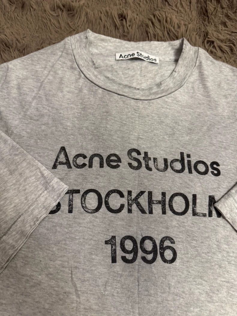 Acne Studios Acne Studios Grey short-sleeved shirt Size XS / US 0-2 / IT 36-38 - 1 Thumbnail