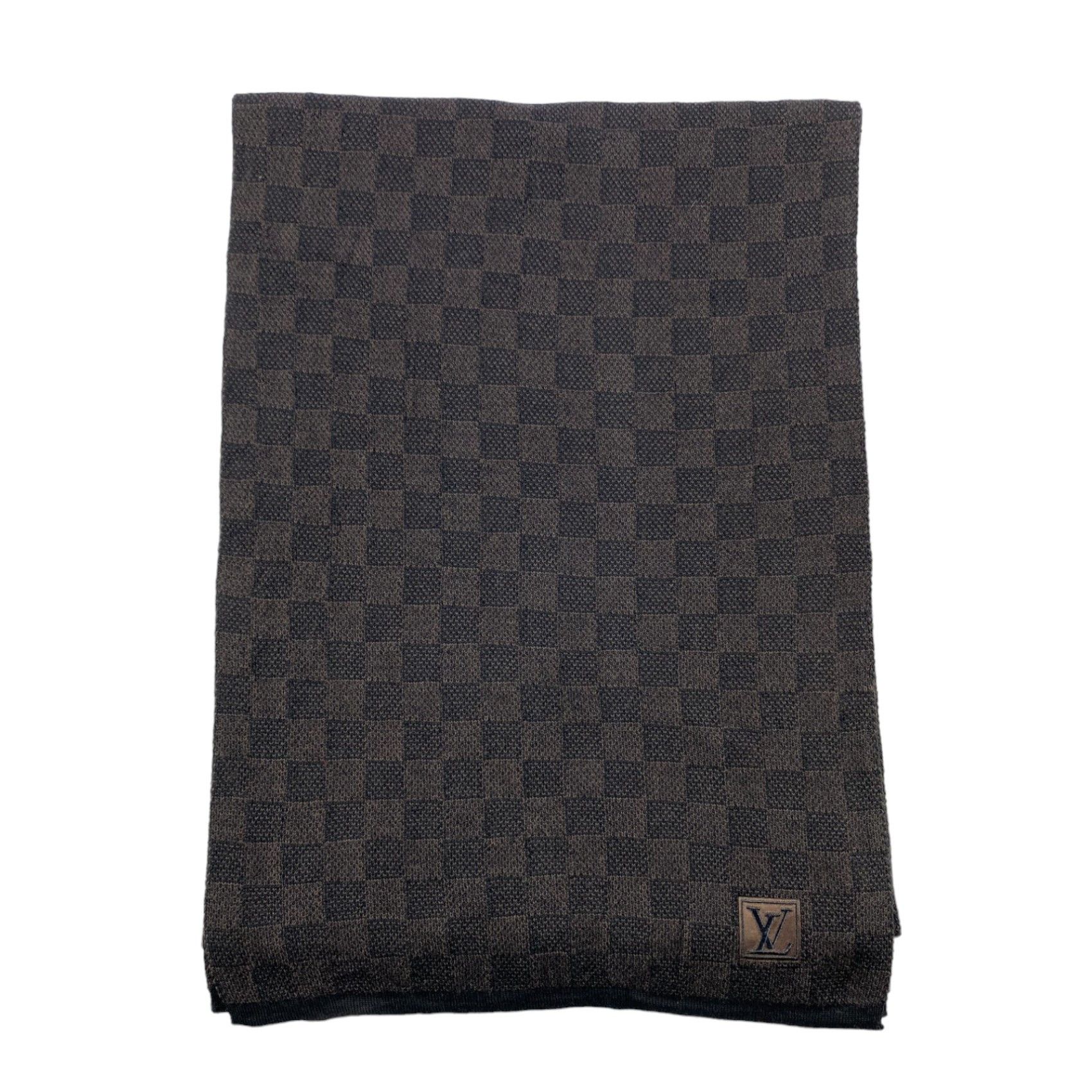 Louis Vuitton × Vintage Louis Vuitton Damier Scarf / Muffler / Neckwear Size ONE SIZE - 2 Thumbnail