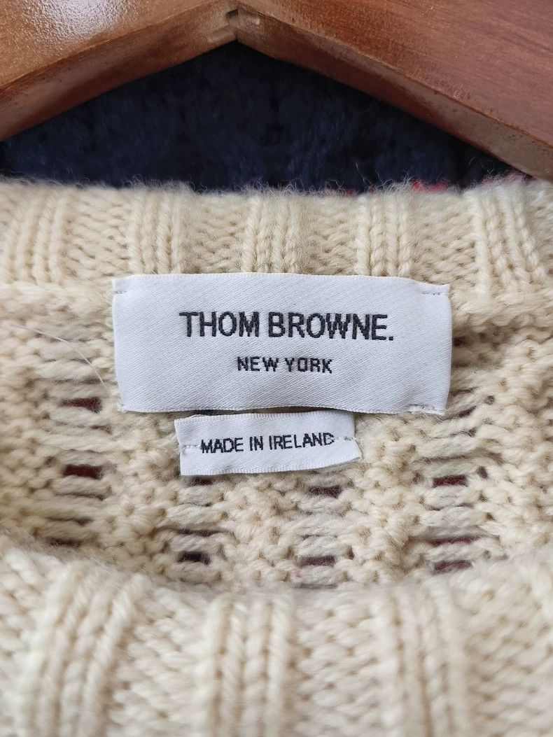 Thom Browne Thom Browne Knitted sweater with patchwork Size XS / US 0-2 / IT 36-38 - 3 Thumbnail