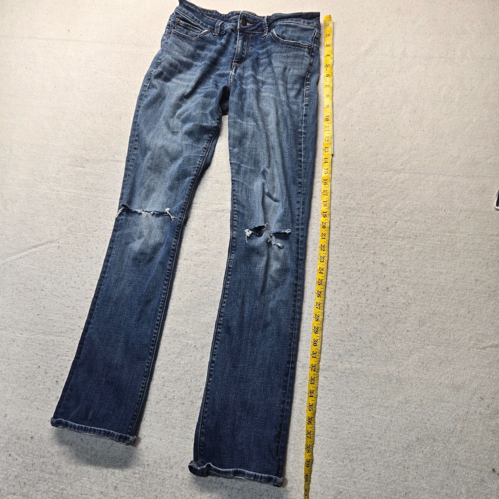 Lucky Brand LUCKY BRAND Jeans - Women’s Skinny Denim Pants 4/27 Size 4 Blue Low Rise Selvedge - Adults Women Size 27" / US 4 / IT 40 - 7 Thumbnail