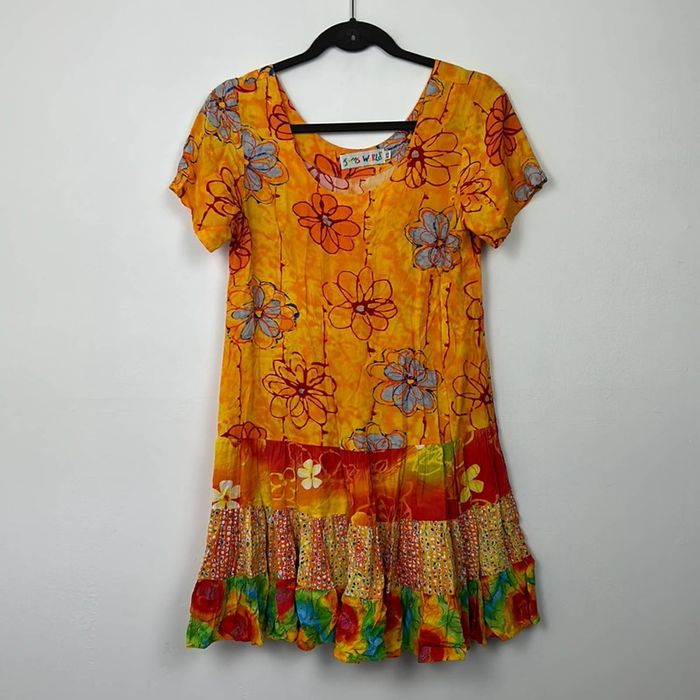 Jams World Jams World Sun Grid Print SS Mini Dress Grailed