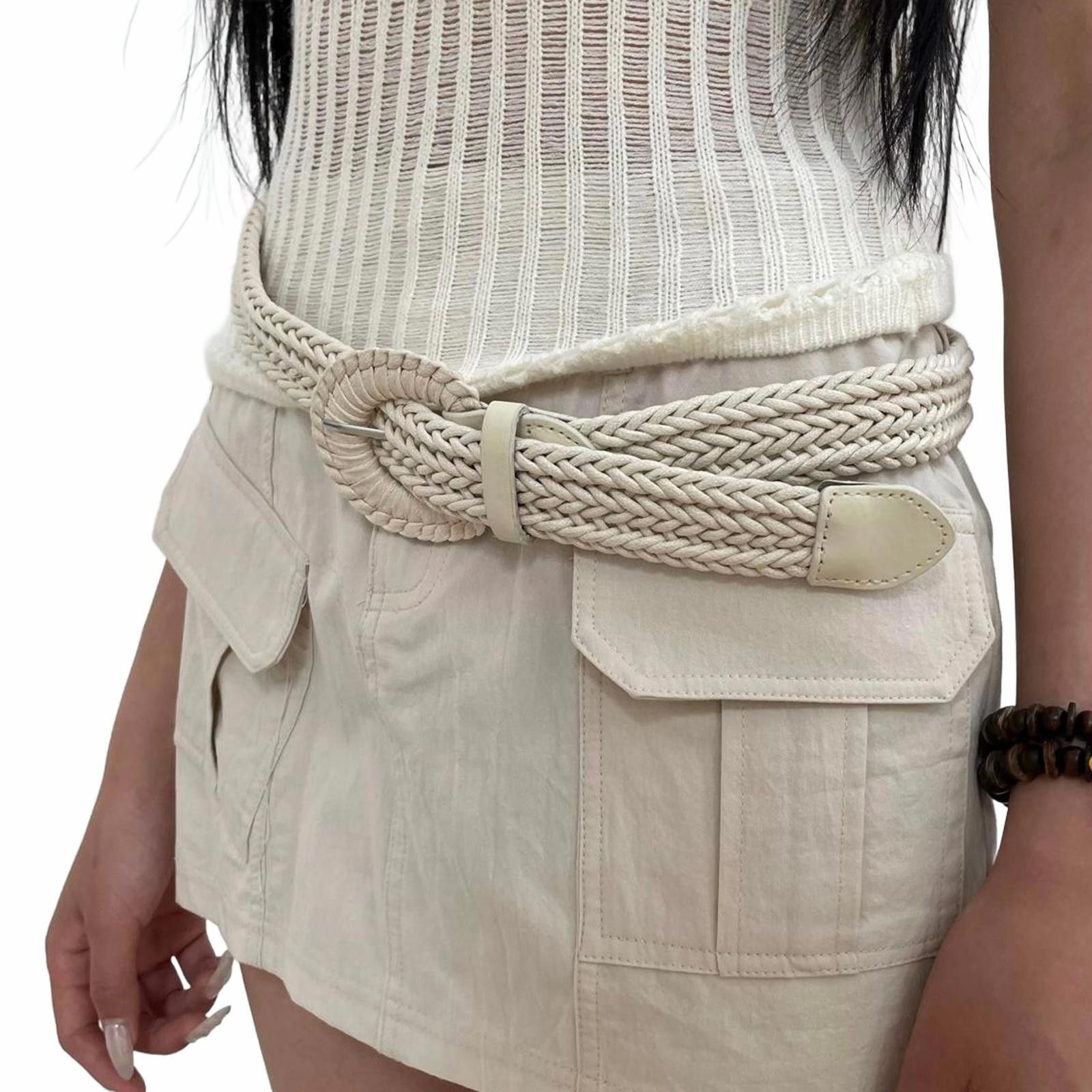 Japanese Brand Y2K Casual Bohemian Buckle Modern Belt Size ONE SIZE - 2 Thumbnail