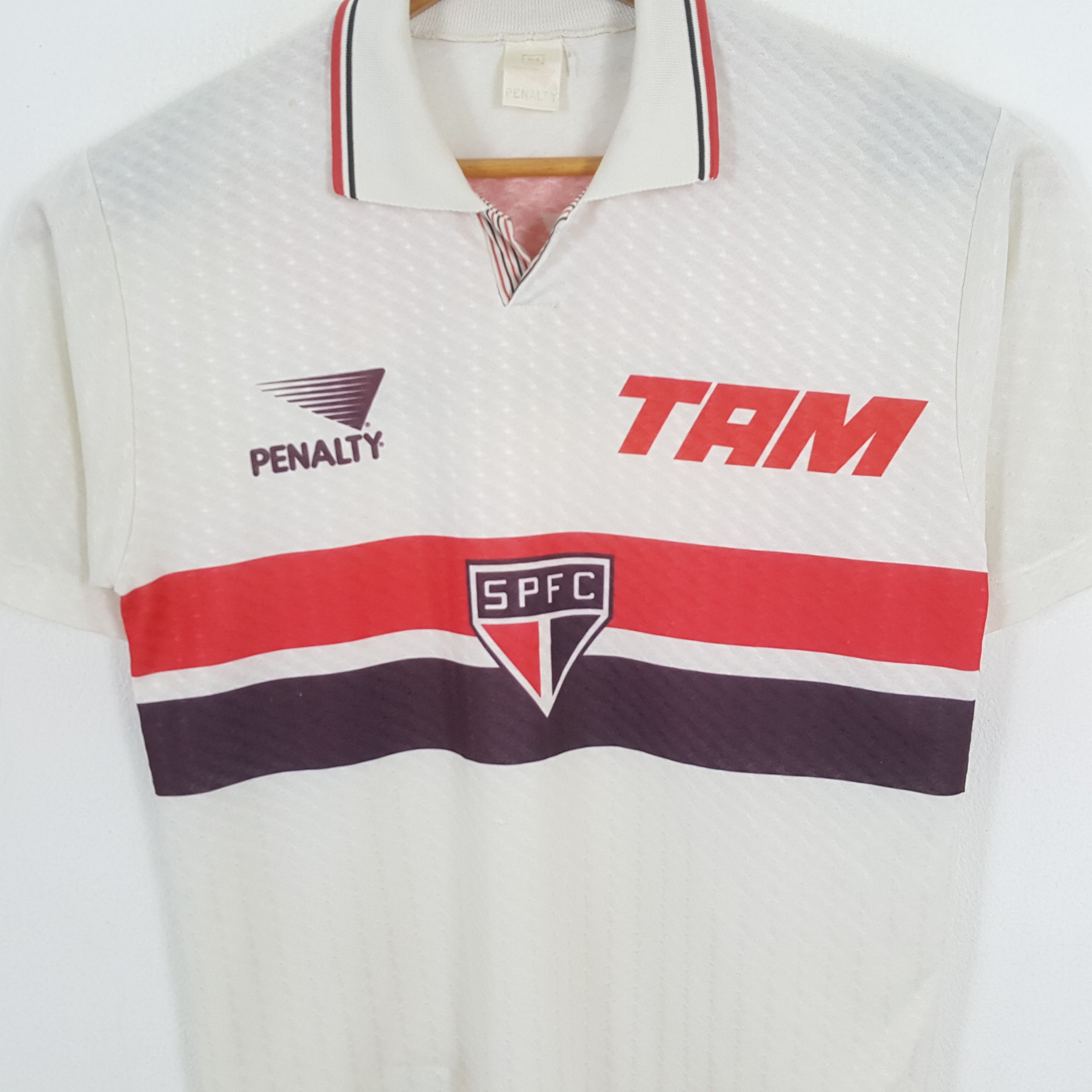 Vintage 90's SAO PAOLO PENALTY Brazil Football Club Jersey