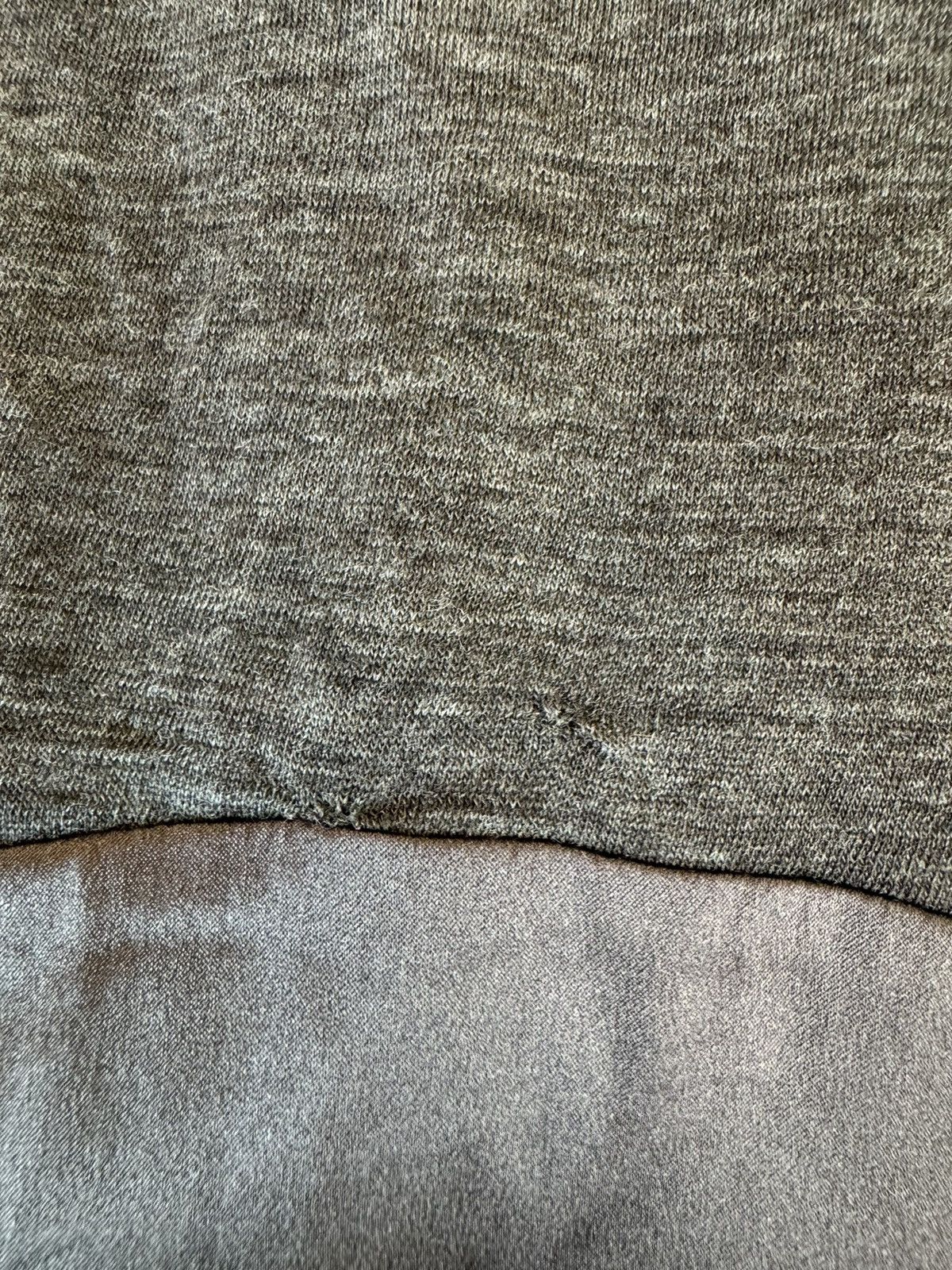 Brunello Cucinelli Brunello Cucinelli wool silk long sleeve top sweater brown S Size S / US 4 / IT 40 - 9 Thumbnail
