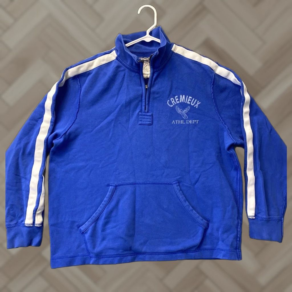 Cremieux Daniel Cremieux Quarter Zip Pullover Sweater Sweatshirt Adult L Blue /102-38 Size US L / EU 52-54 / 3 - 1 Thumbnail