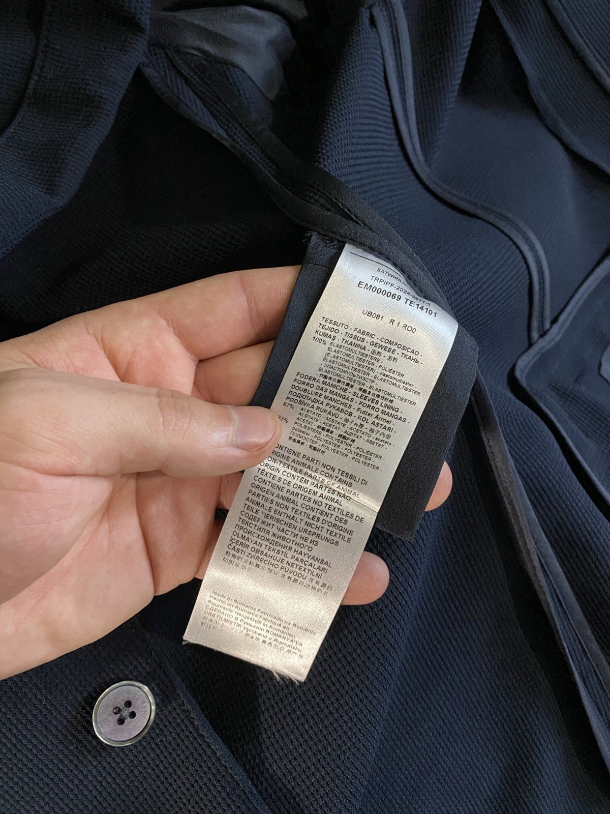 Emporio Armani Emporio Armani ICON Navy Blue Suit Jacket Pants Size 54 Size US L / EU 52-54 / 3 - 21 Thumbnail