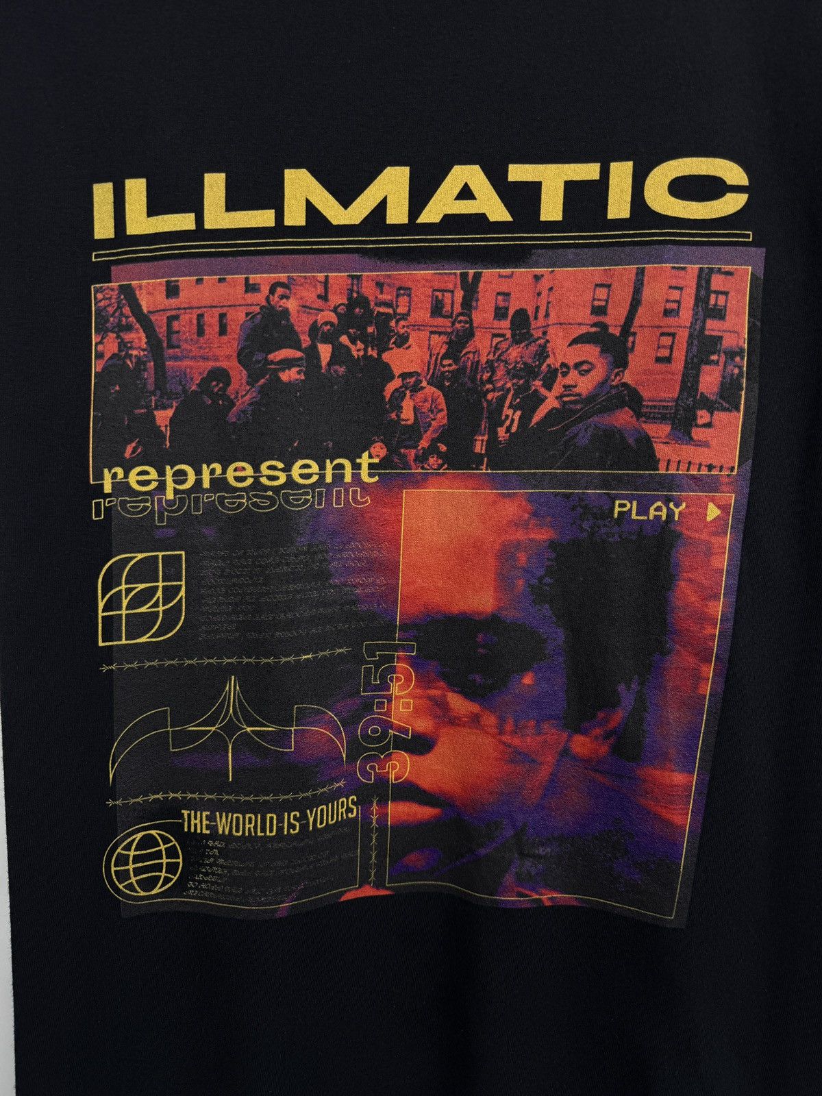Band Tees × Rap Tees 🇺🇸 NAS ILLMATIC Rap Columbia Records T-Shirt Rare Retro Y2K Size US M / EU 48-50 / 2 - 4 Thumbnail