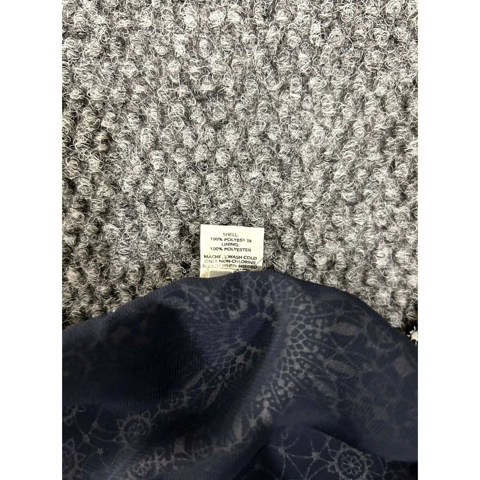 Loft VINTAGE? No. Ann Taylor LOFT Shirt Womens 6 Navy White Beaded Neck Sleeveless Tank Top Size M / US 6-8 / IT 42-44 - 7 Thumbnail