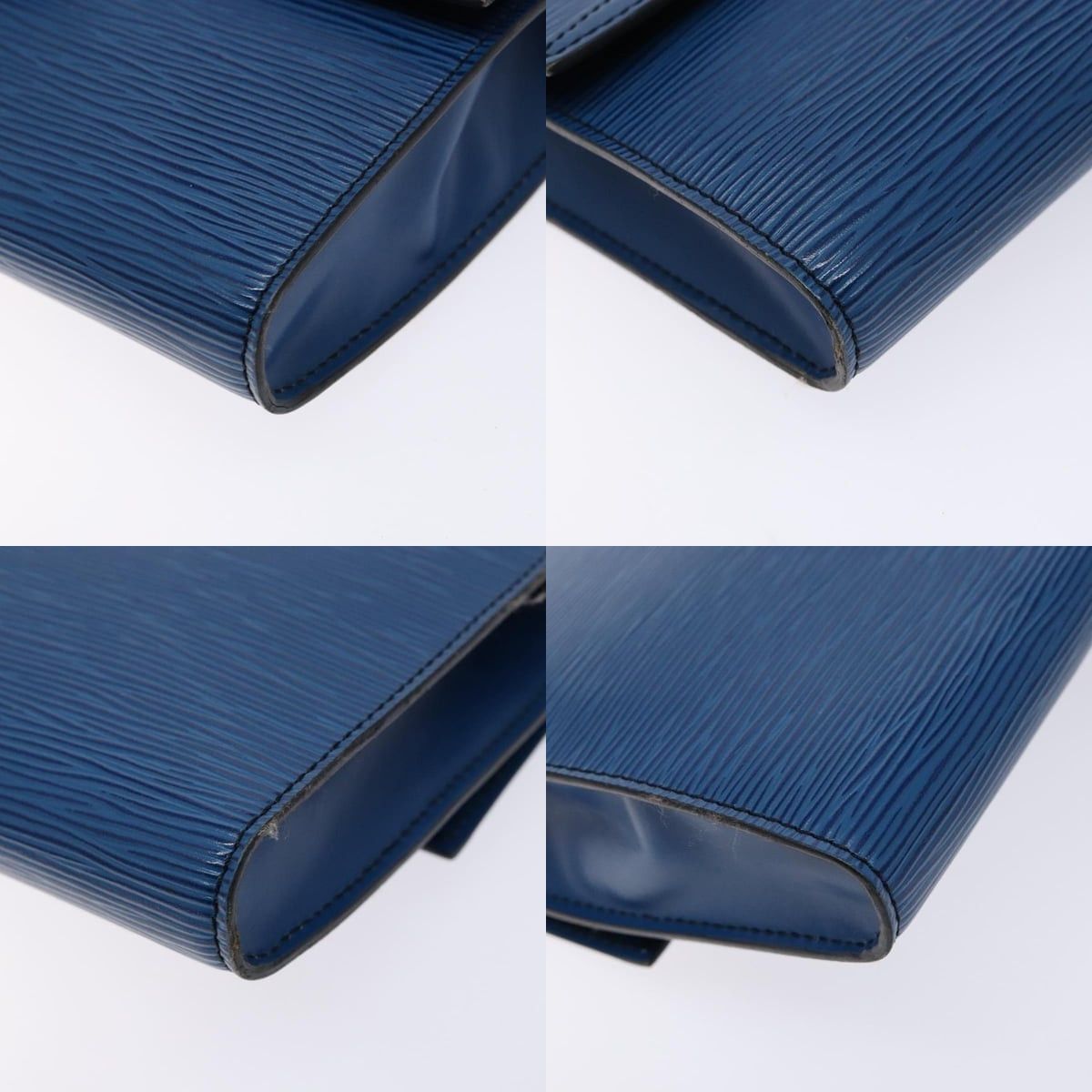Louis Vuitton LOUIS VUITTON Epi Pochette Arche Shoulder Bag Blue M52575 Size ONE SIZE - 10 Thumbnail