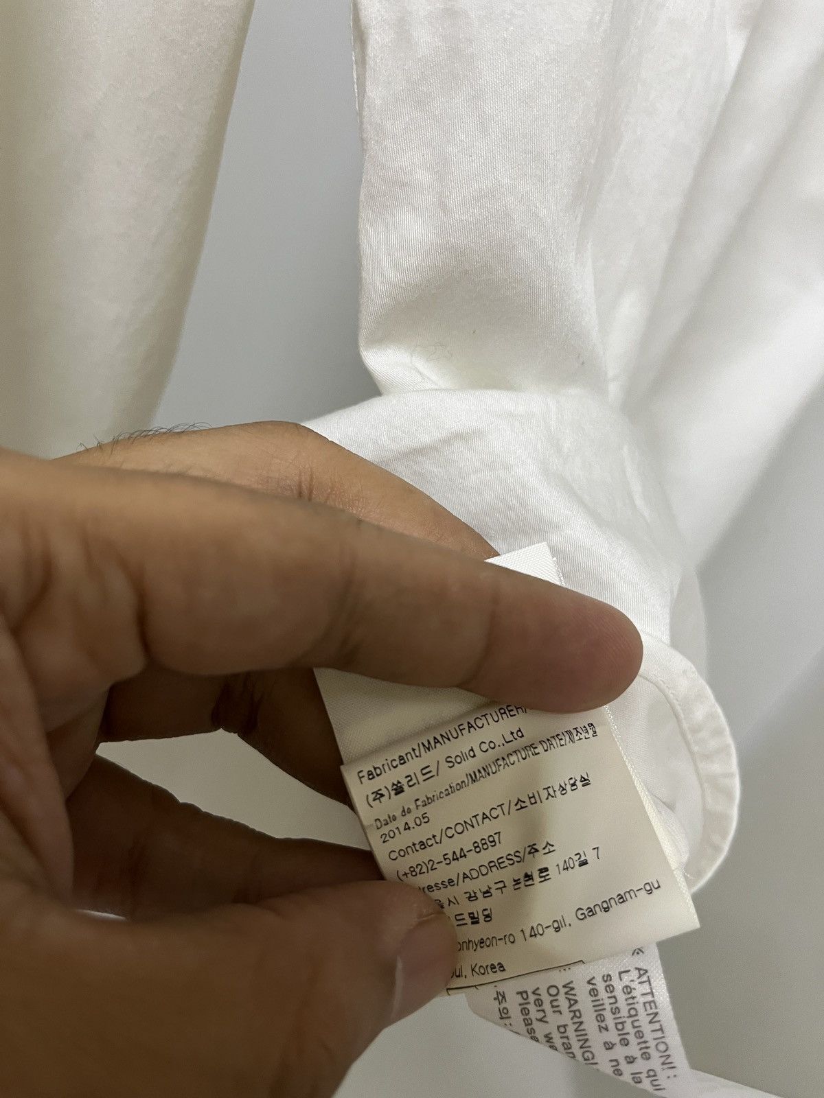 Wooyoungmi WOOYOUNGMI SS15 LSleeve Shirt Size XL / US 12-14 / IT 48-50 - 7 Thumbnail