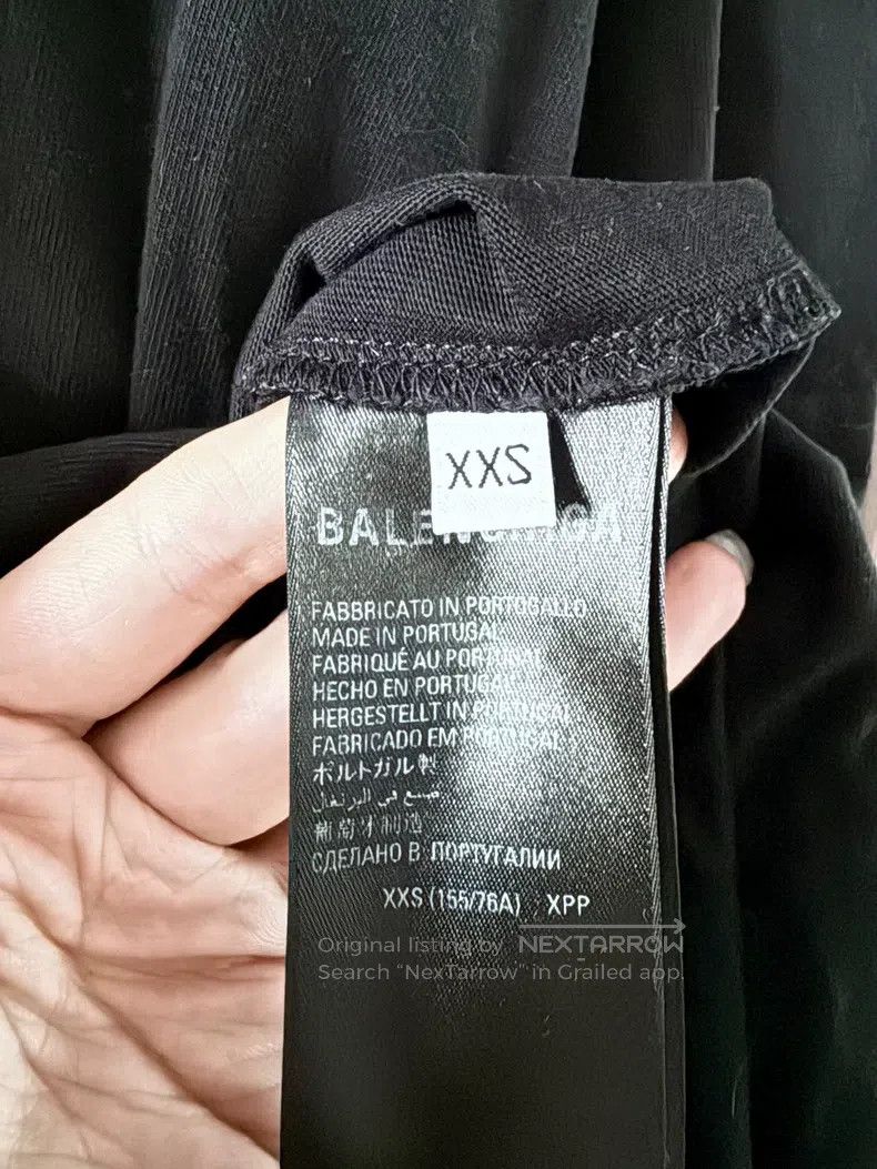 Balenciaga Balenciaga Short Sleeve with Large Rips Size US XXS / EU 40 - 4 Thumbnail