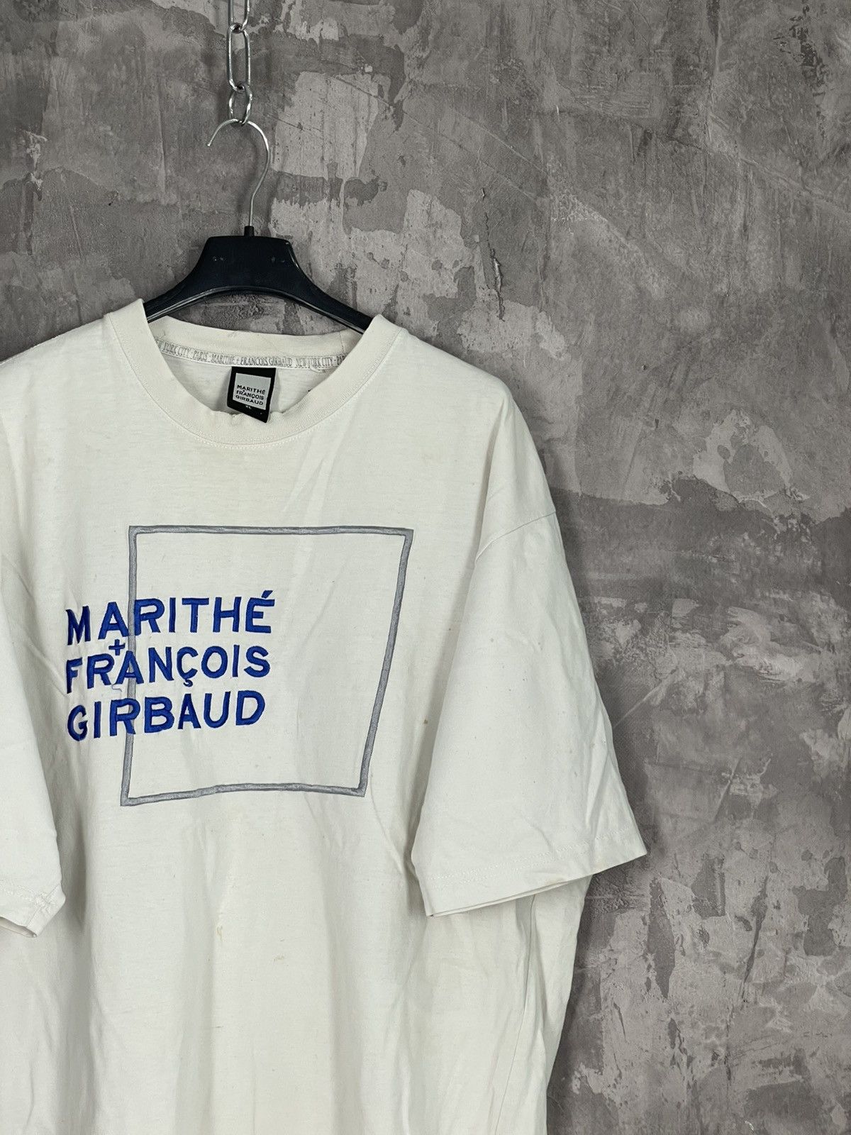 Marithe + Francois Girbaud × Vintage Vintage Y2K Marithe Francois Girbaud Embroidered T-Shirt Size US XL / EU 56 / 4 - 4 Thumbnail