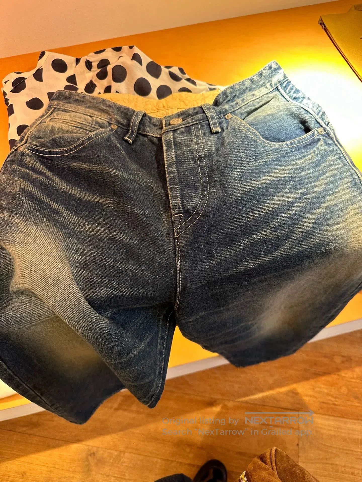 Japanese Brand Mina Denim Pants DN4365E Classic Style. Size US 34 / EU 50 - 1 Thumbnail