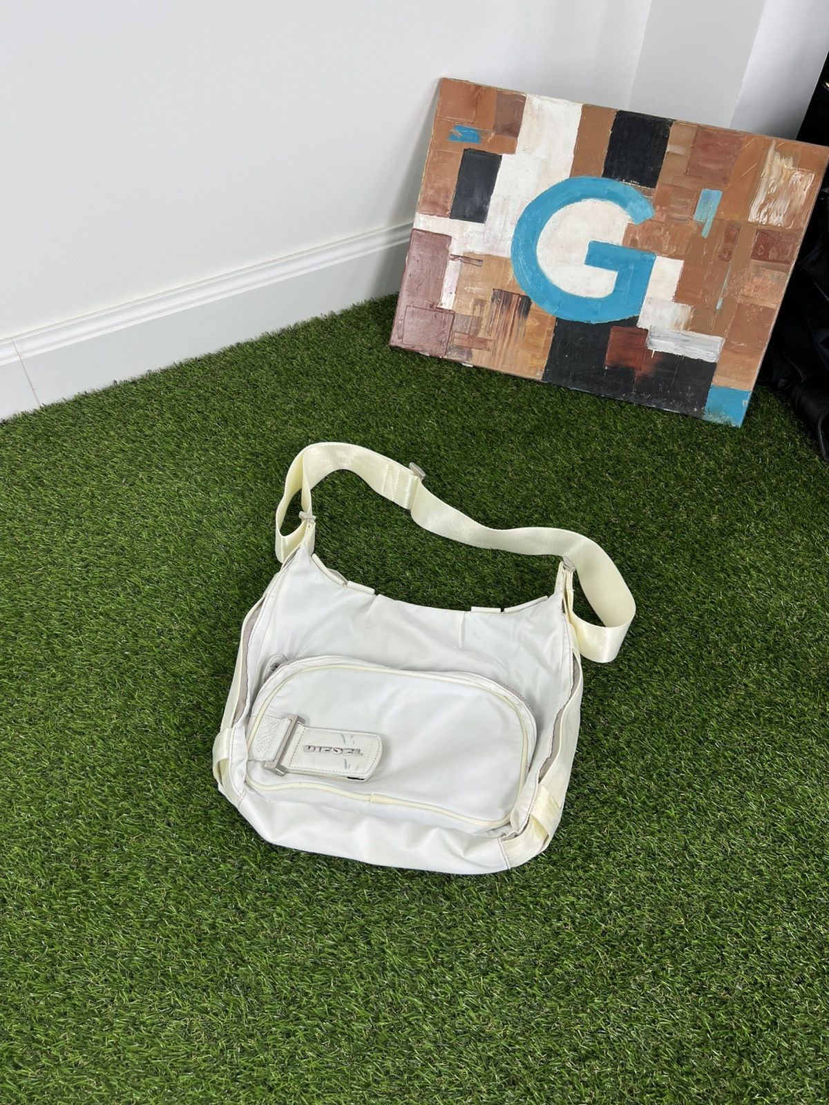 Vintage Diesel Messenger Nylon Bag Y2K Sling