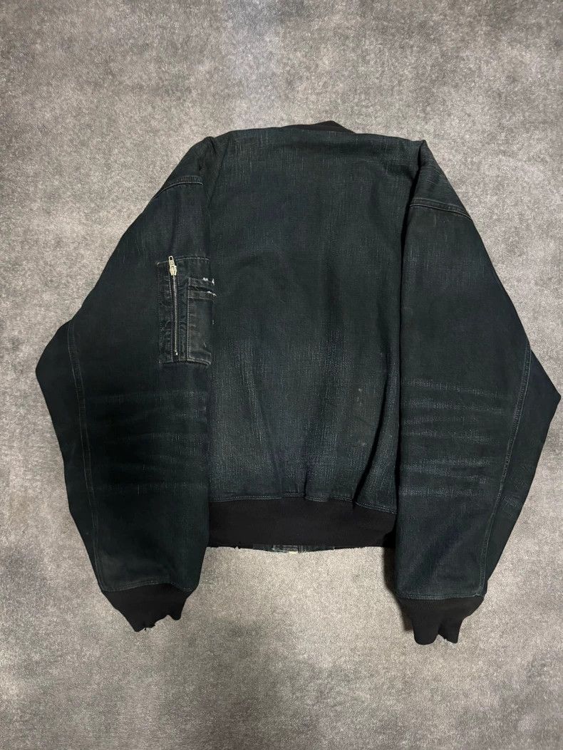Balenciaga Balenciaga Splash ink to make old cowboy cotton-padded jac Size US S / EU 44-46 / 1 - 2 Thumbnail