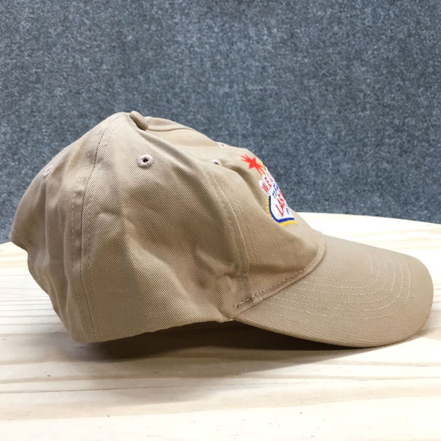 Vintage Las Vegas Baseball Cap - Beige Mens Casual Adjustable Cotton Size ONE SIZE - 5 Thumbnail