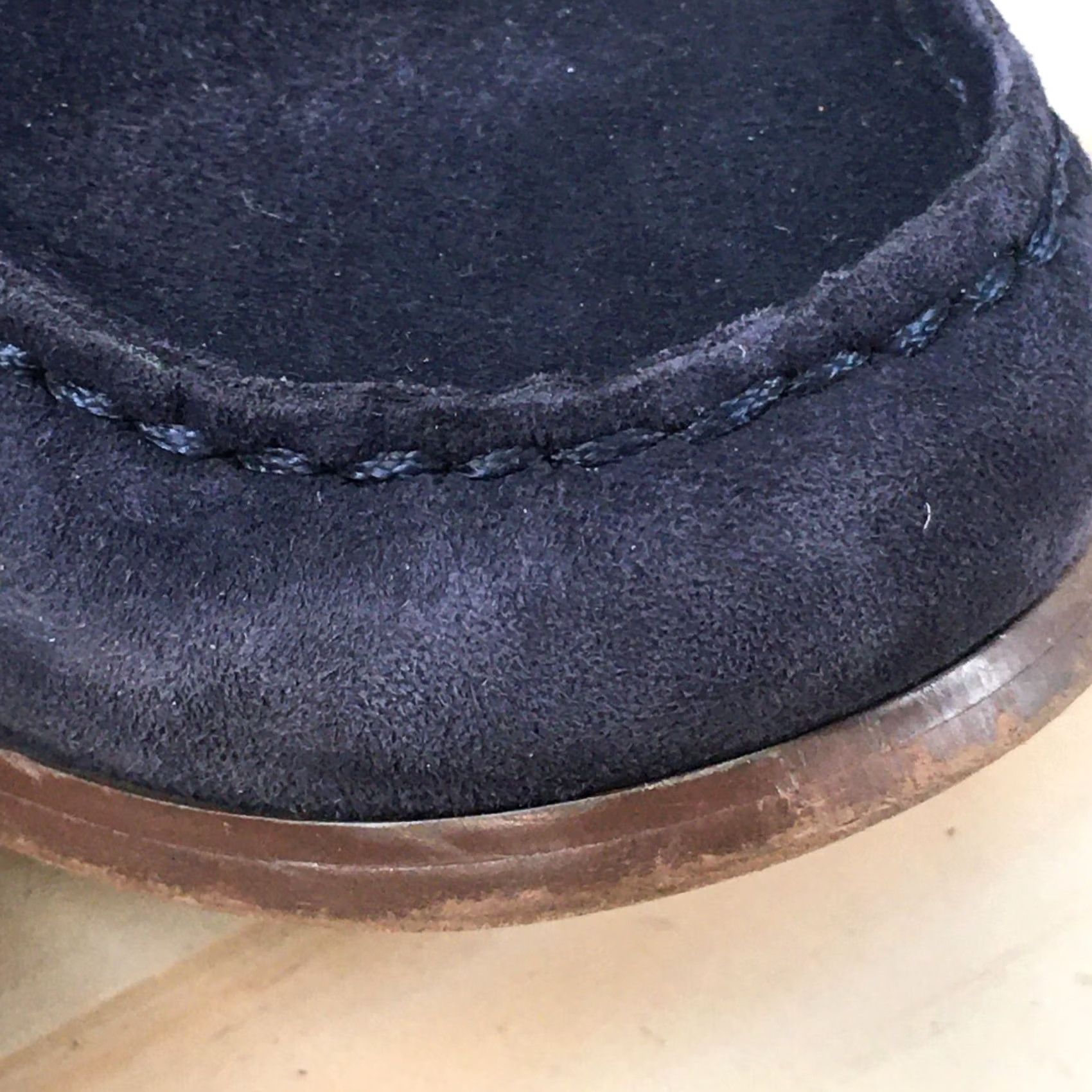 Banana Republic Banana Republic Shoes Womens 8.5M Penny Loafers Flats Blue Suede Slip On Low Top Womens Flat Shoes Blue Suede Penny Loafers Banana Republic Shoes Size M / US 6-8 / IT 42-44 - 4 Thumbnail