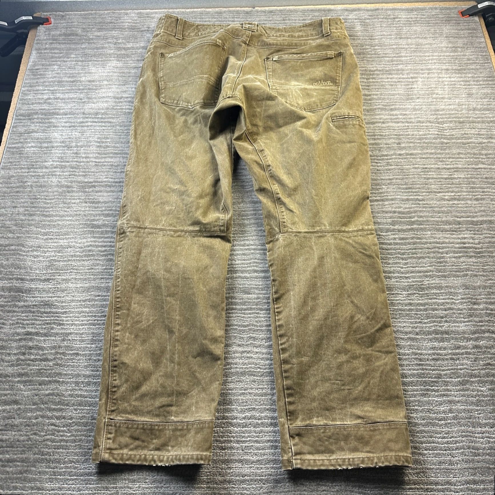 Vintage Kuhl Pants Mens 38x32 Beige Tan Straight Rydr Outdoors Hiking Chino 5-Pocket Regular Size US 38 / EU 54 - 2 Thumbnail
