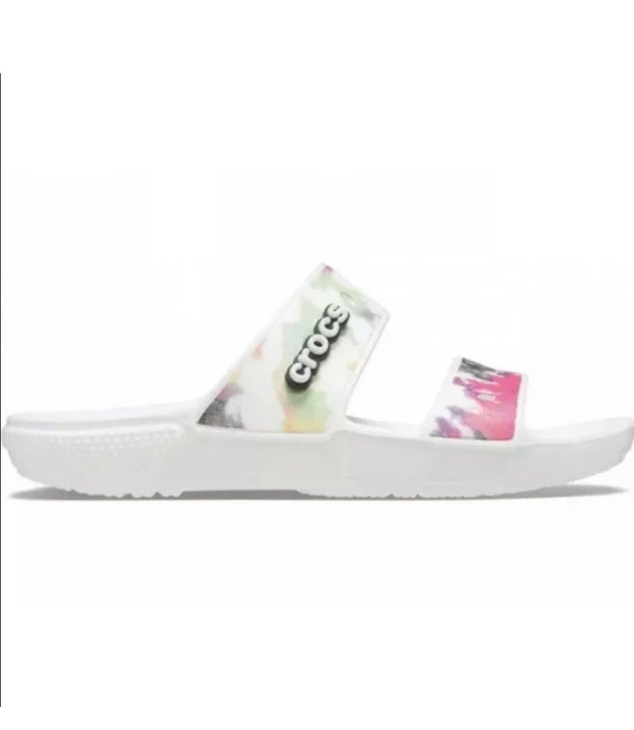 Crocs NWT Unisex Classic Crocs Tie-Dye Graphic Sandal Slip On Size US 7 / IT 37 - 2 Thumbnail