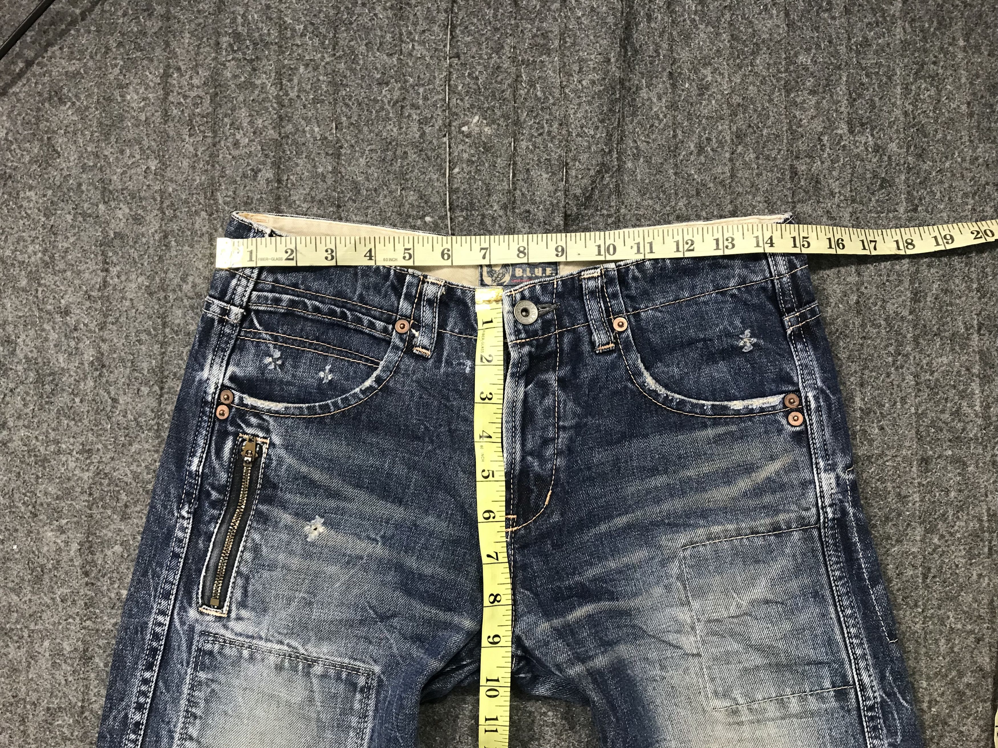 Blue Blue Japan Vintage Blue Blue Japan Denim Jeans Indigo Pant Straight Cut Size US 30 / EU 46 - 13 Thumbnail
