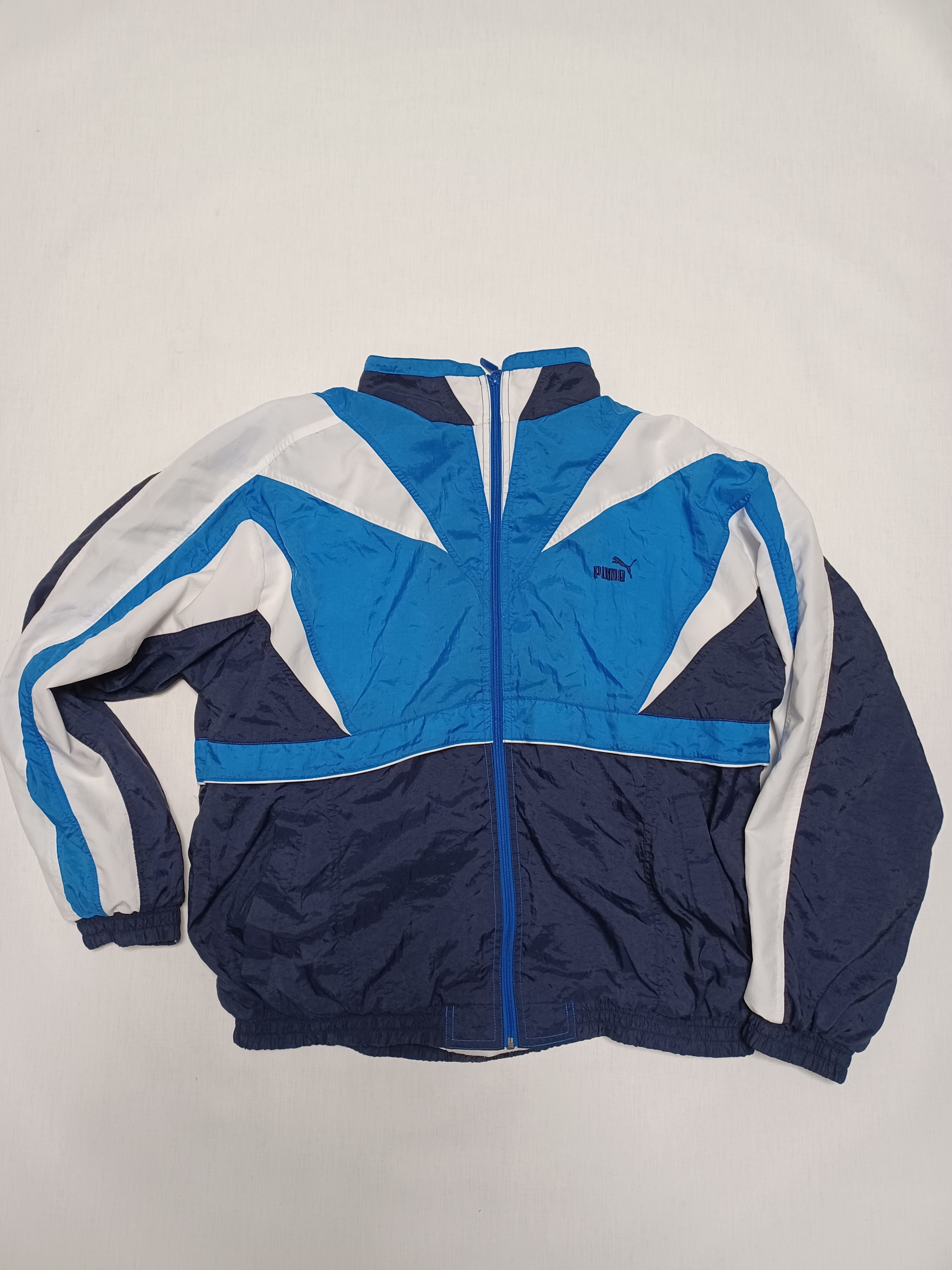 Puma PUMA NYLON TRACK JACKET VINTAGE 90S SPORTSWEAR DRLL Size US L / EU 52-54 / 3 - 1 Thumbnail