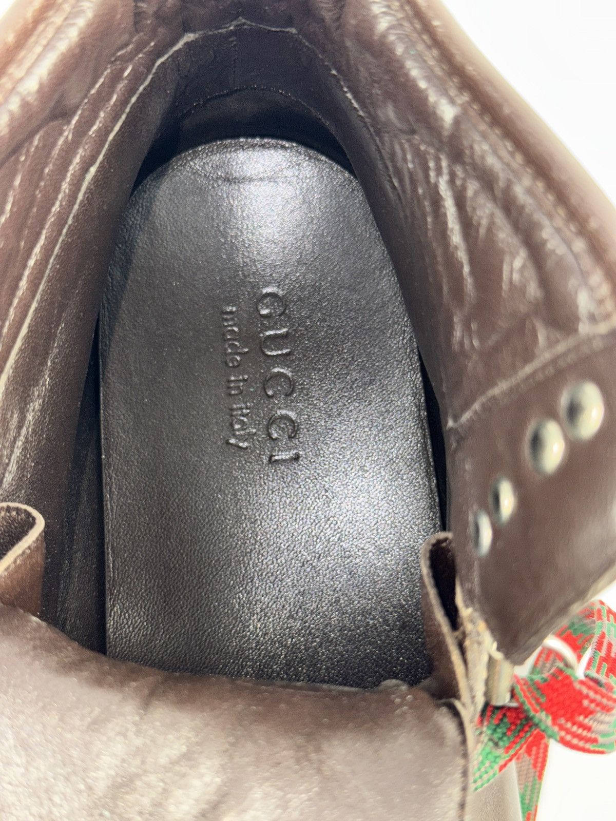 Gucci GUCCI LEATHER HIKING BOOTS Size US 9.5 / EU 42-43 - 13 Thumbnail