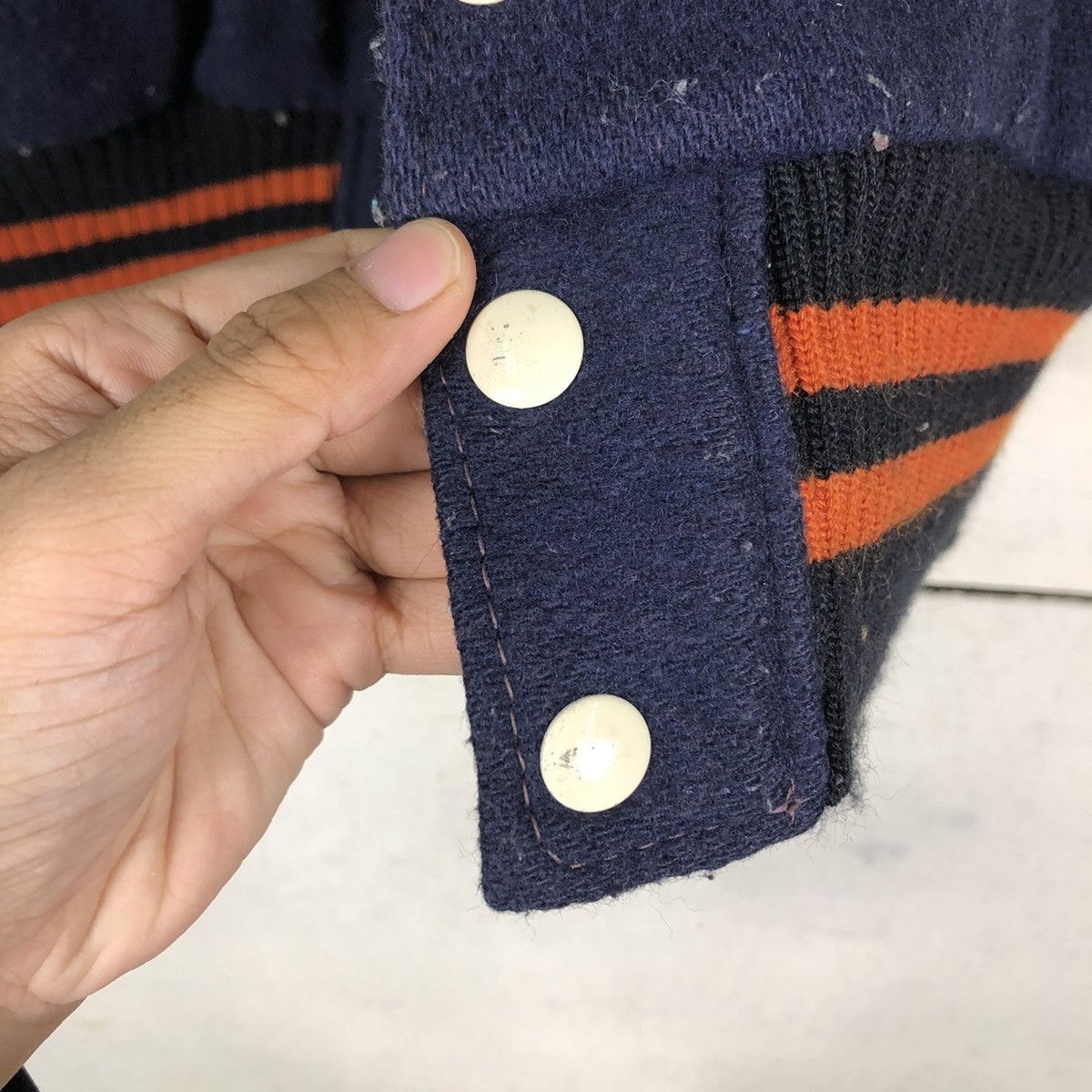 Toyo Enterprises 🔥VINTAGE LEATHER VARSITY JACKET DELONG USA CHICAGO BEARS Size US M / EU 48-50 / 2 - 18 Thumbnail