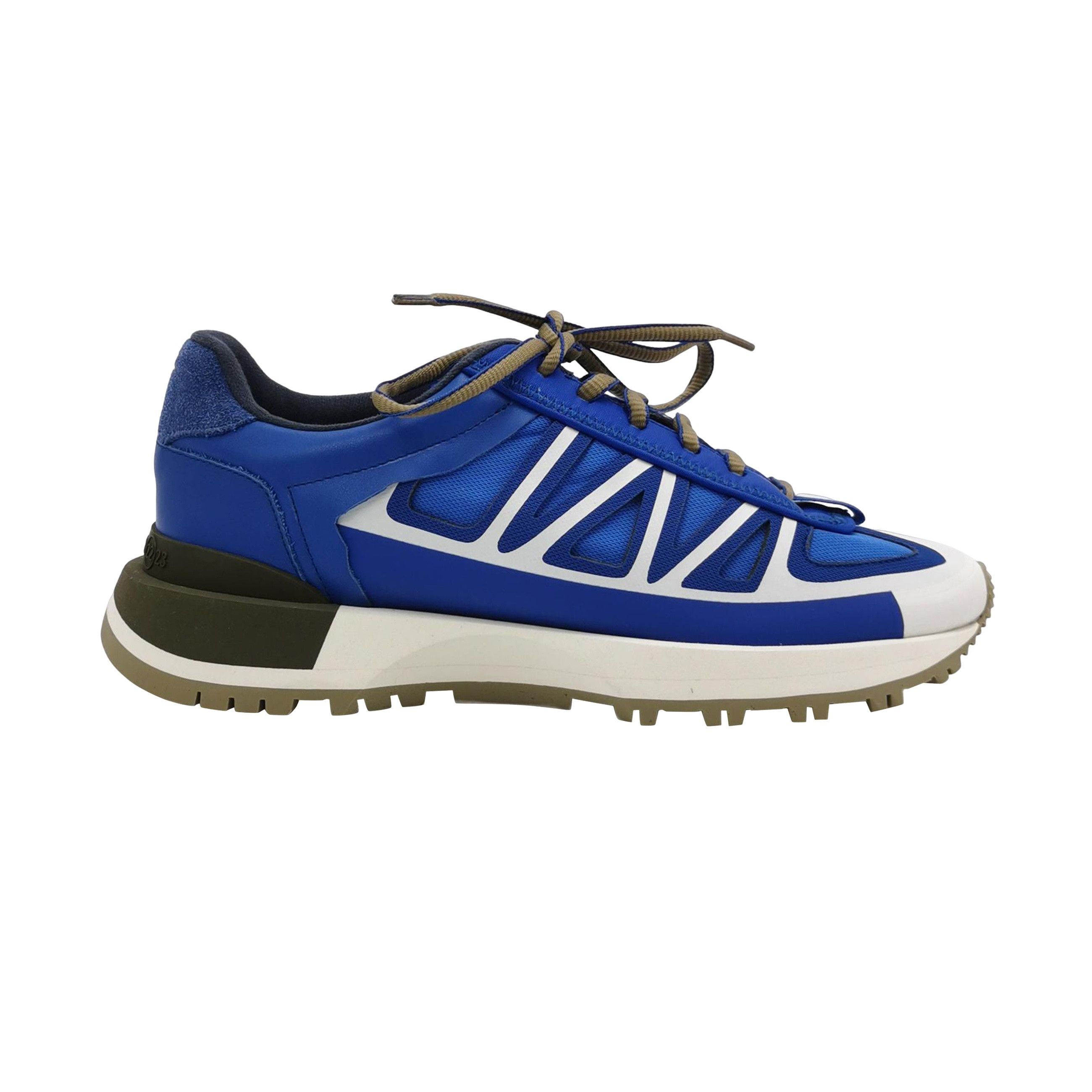 Maison Margiela 40 7 US Maison Margiela Blue Ddstck Sneakers T6067