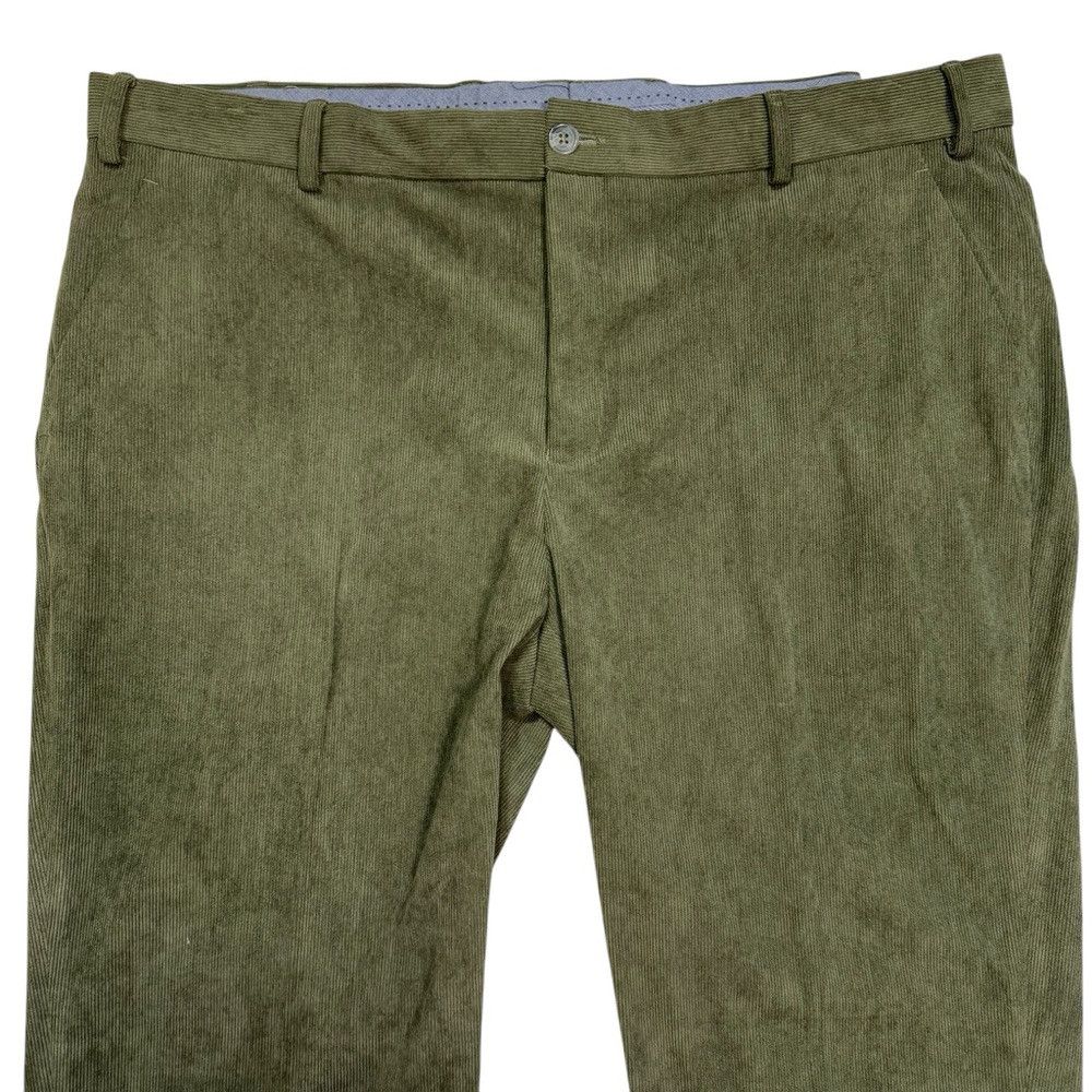 Paul Fredrick NWT New Paul Fredrick Corduroy Pleated Sage Olive Pants Siz Size US 42 / EU 58 - 9 Thumbnail