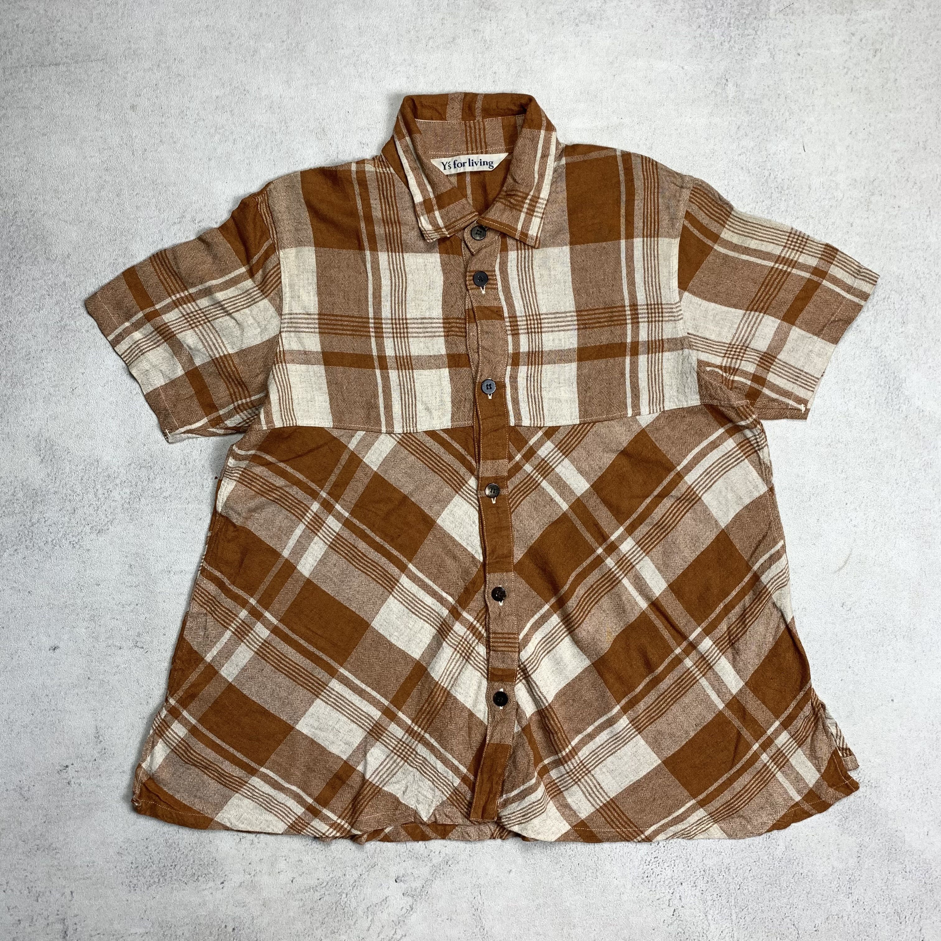 Yohji Yamamoto Y's Plaid Shirt Size S / US 4 / IT 40 - 1 Thumbnail