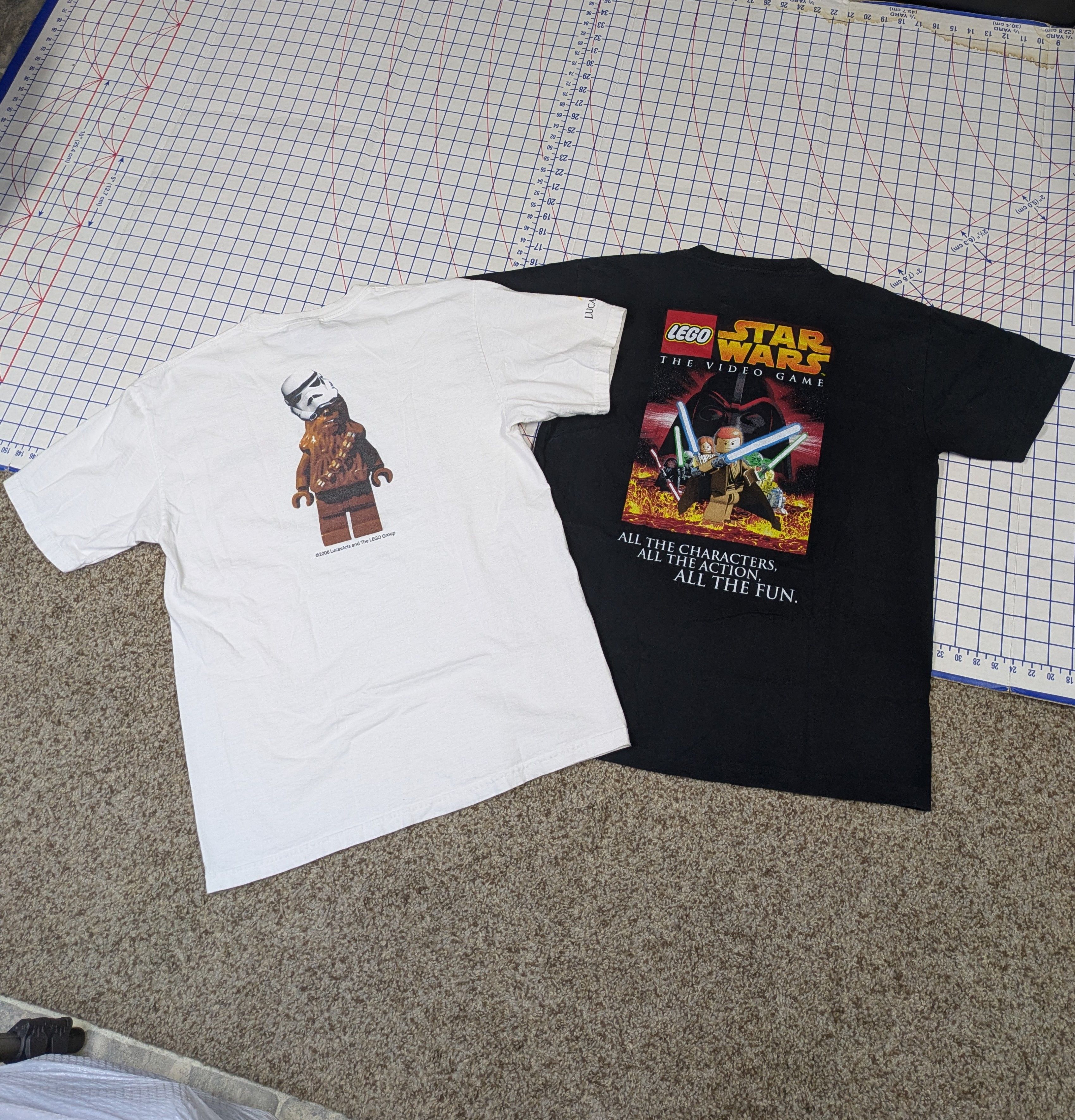 LEGO Lego Star Wars Game Promo Tees RARE SET OF TWO Size US M / EU 48-50 / 2 - 1 Thumbnail