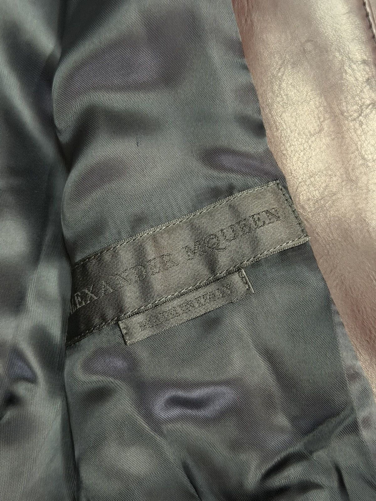 McQ Alexander McQueen ALEXANDER MCQUEEN BOMBER JACKET WITH PYTHON SLEEVES Size US XL / EU 56 / 4 - 10 Thumbnail