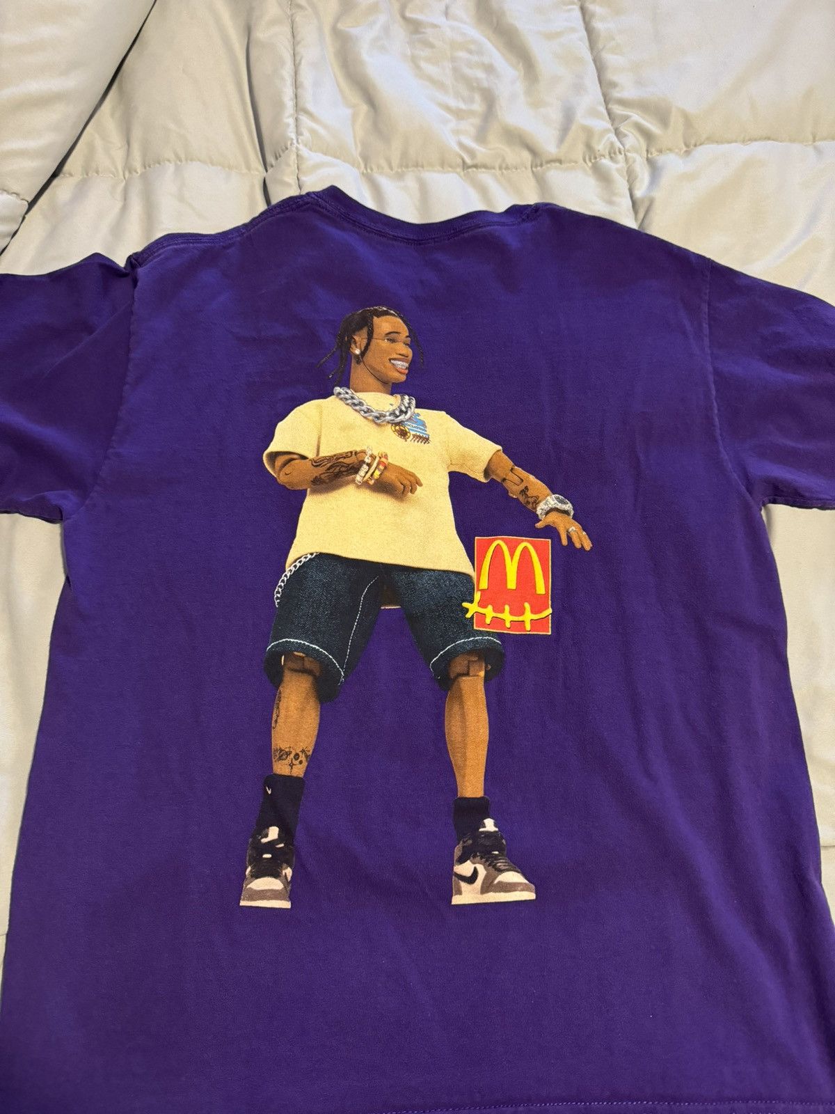 Travis Scott Purple Travis Scott x McDonald’s action figure collab shirt Size US M / EU 48-50 / 2 - 2 Thumbnail