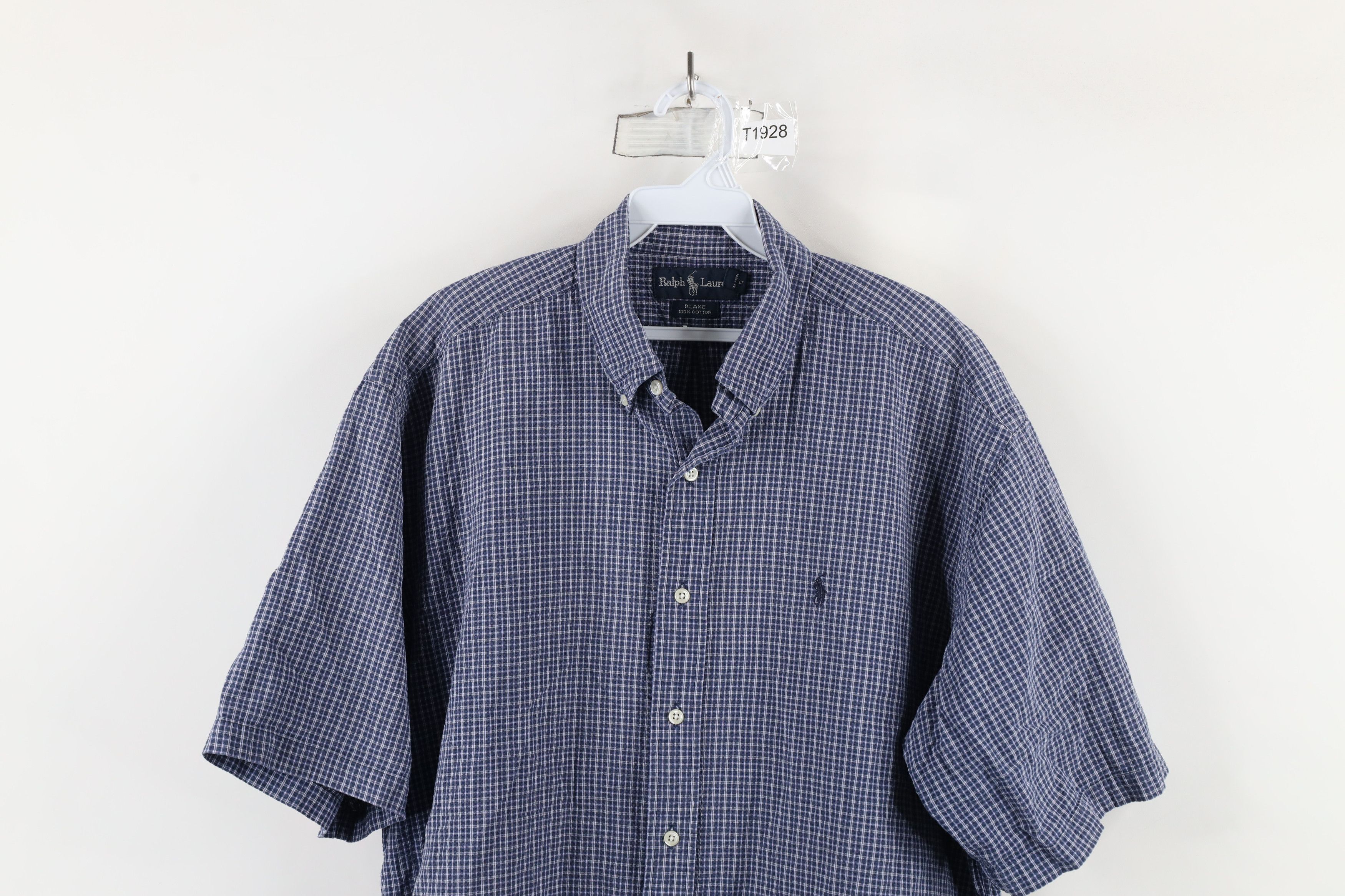 Polo Ralph Lauren Vintage 90s Ralph Lauren Seersucker Button Shirt USA Size US L / EU 52-54 / 3 - 2 Thumbnail
