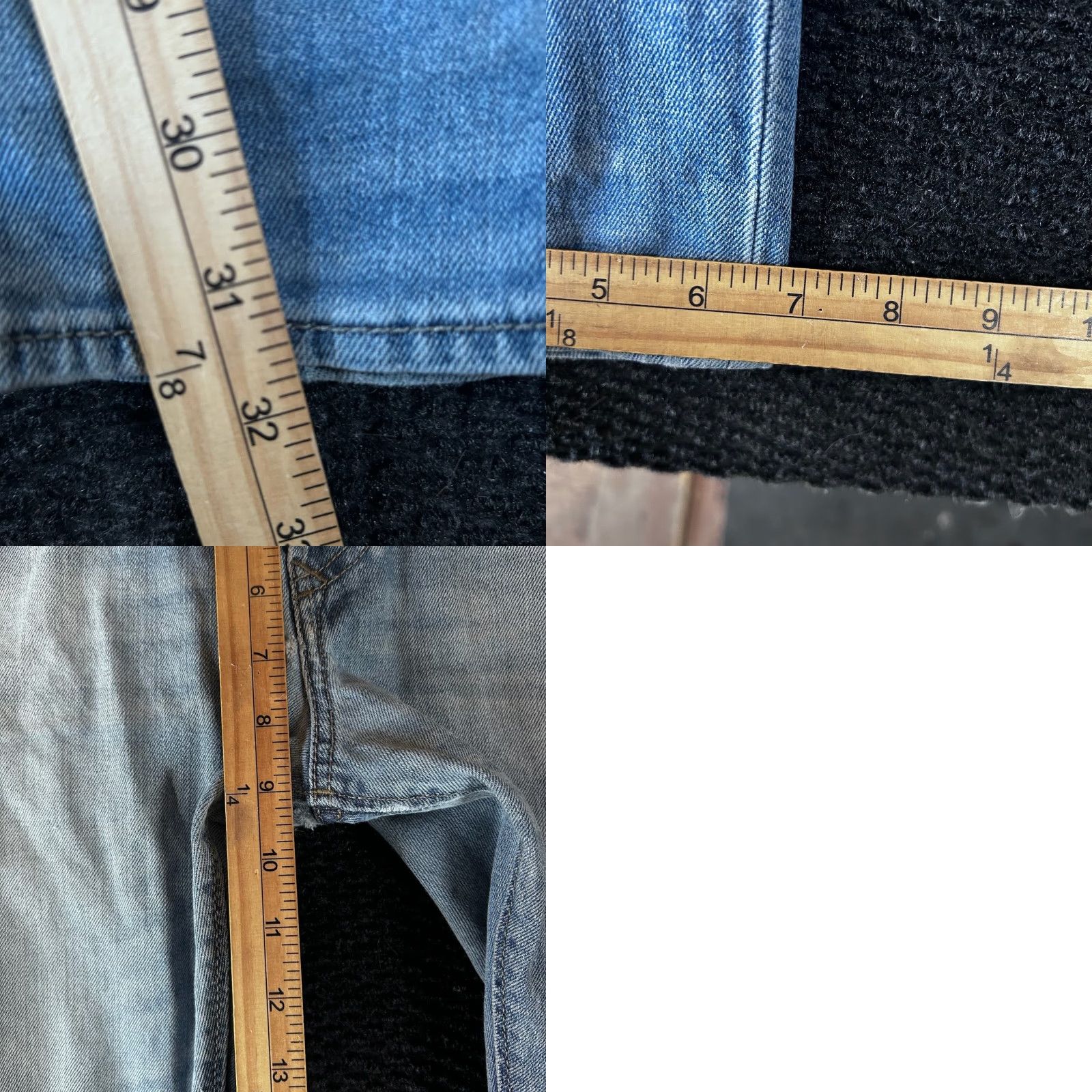 Diesel Diesel Buster Jeans Blue Mens 31x32 Distressed Stretch Tapered 5-Pocket Denim Slim Regular Rise Mid-Denim Wallet Button N/A Size US 31 - 8 Thumbnail