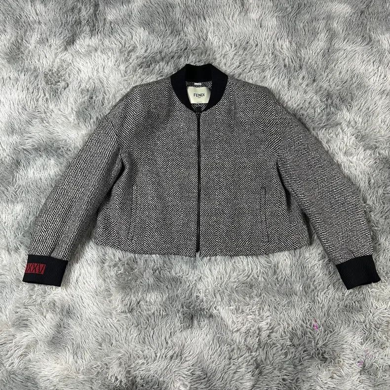 Fendi Fendi Zipper Jacket - Women's - Chanel Style Size XS / US 0-2 / IT 36-38 - 1 Thumbnail