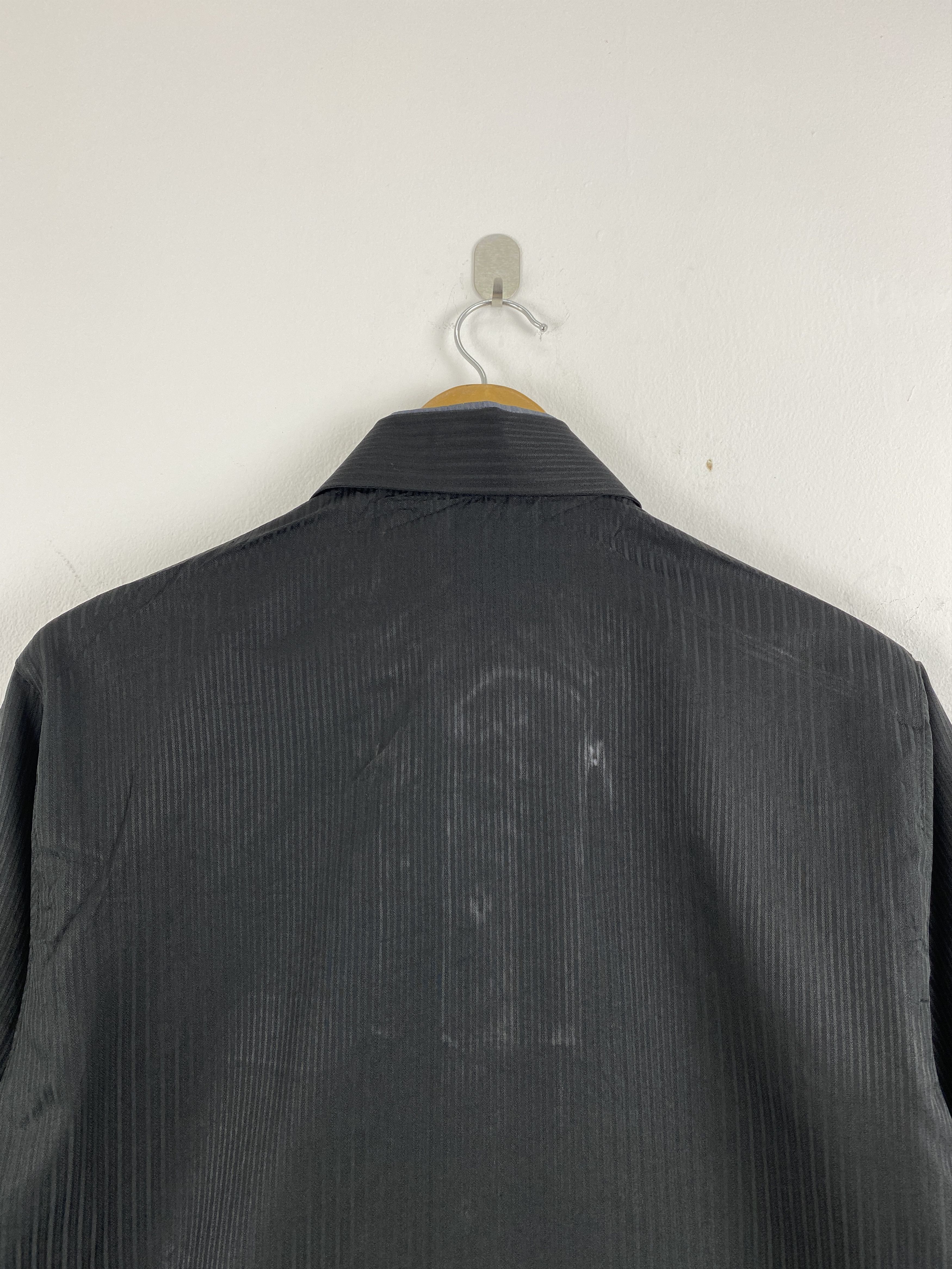 Japanese Brand Vintage Franco Collezioni Button Ups Shirt Black JA0118 Size US L / EU 52-54 / 3 - 4 Thumbnail