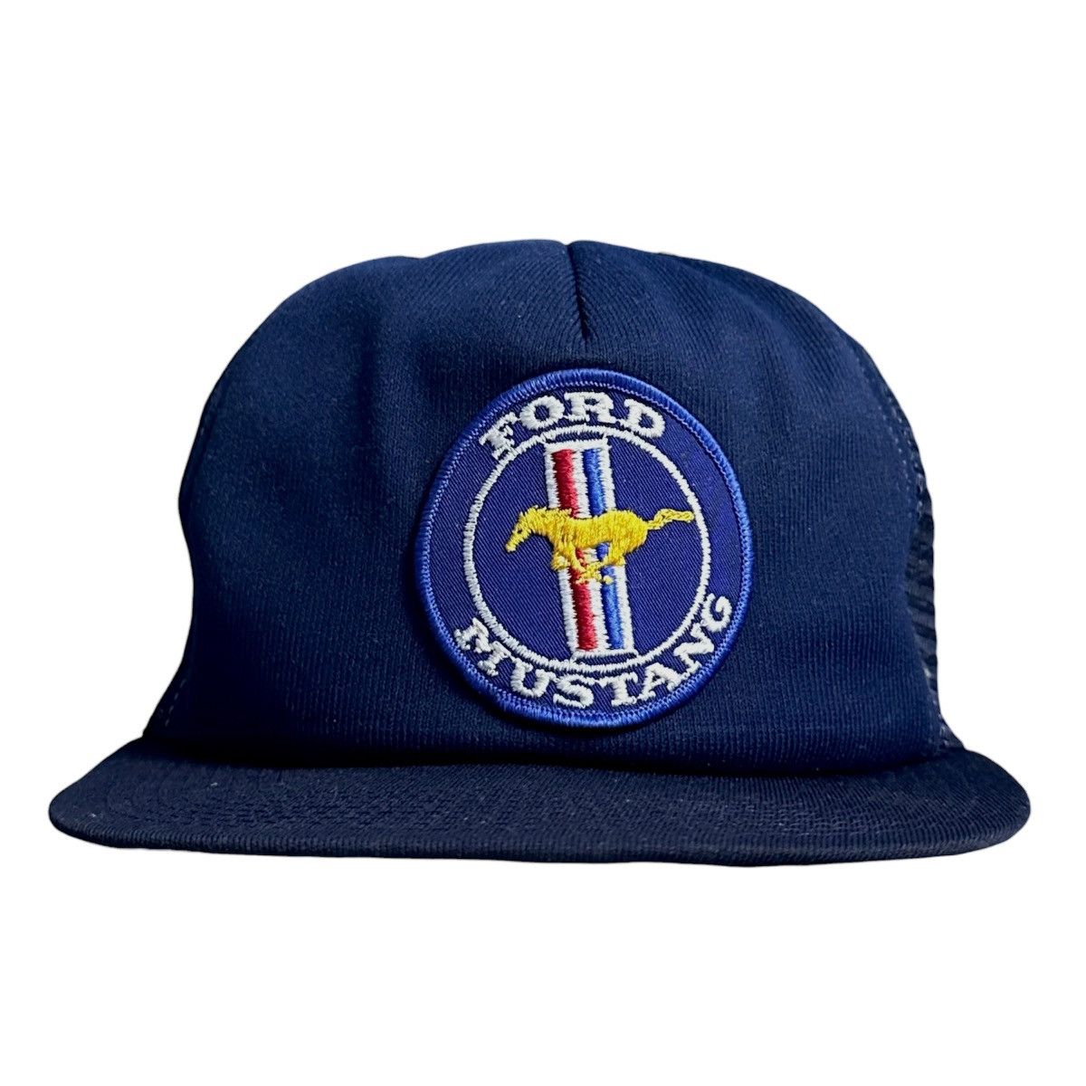 Ford (S/M) Vintage 80s Ford Mustang USA Trucker Cap Hat Snapback Size ONE SIZE - 1 Thumbnail