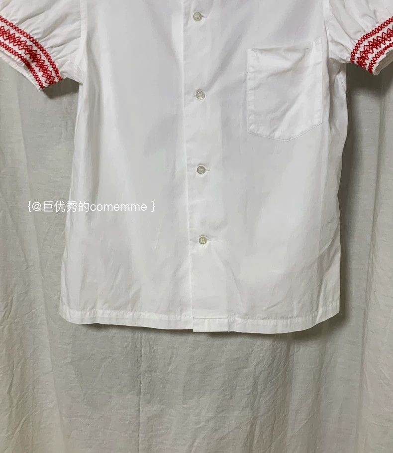Comme des Garcons Comme Des Garcons Red Decorative Draped White yuanbao-Coll Size XS / US 0-2 / IT 36-38 - 3 Thumbnail