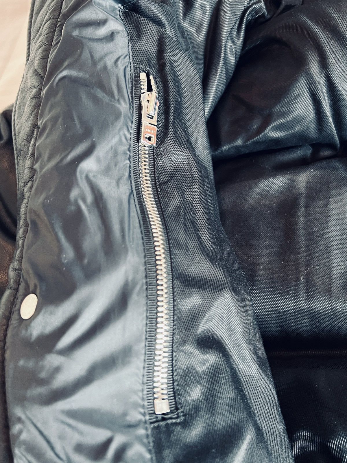 Amiri Amiri leather down Puffa jacket Size US L / EU 52-54 / 3 - 10 Thumbnail