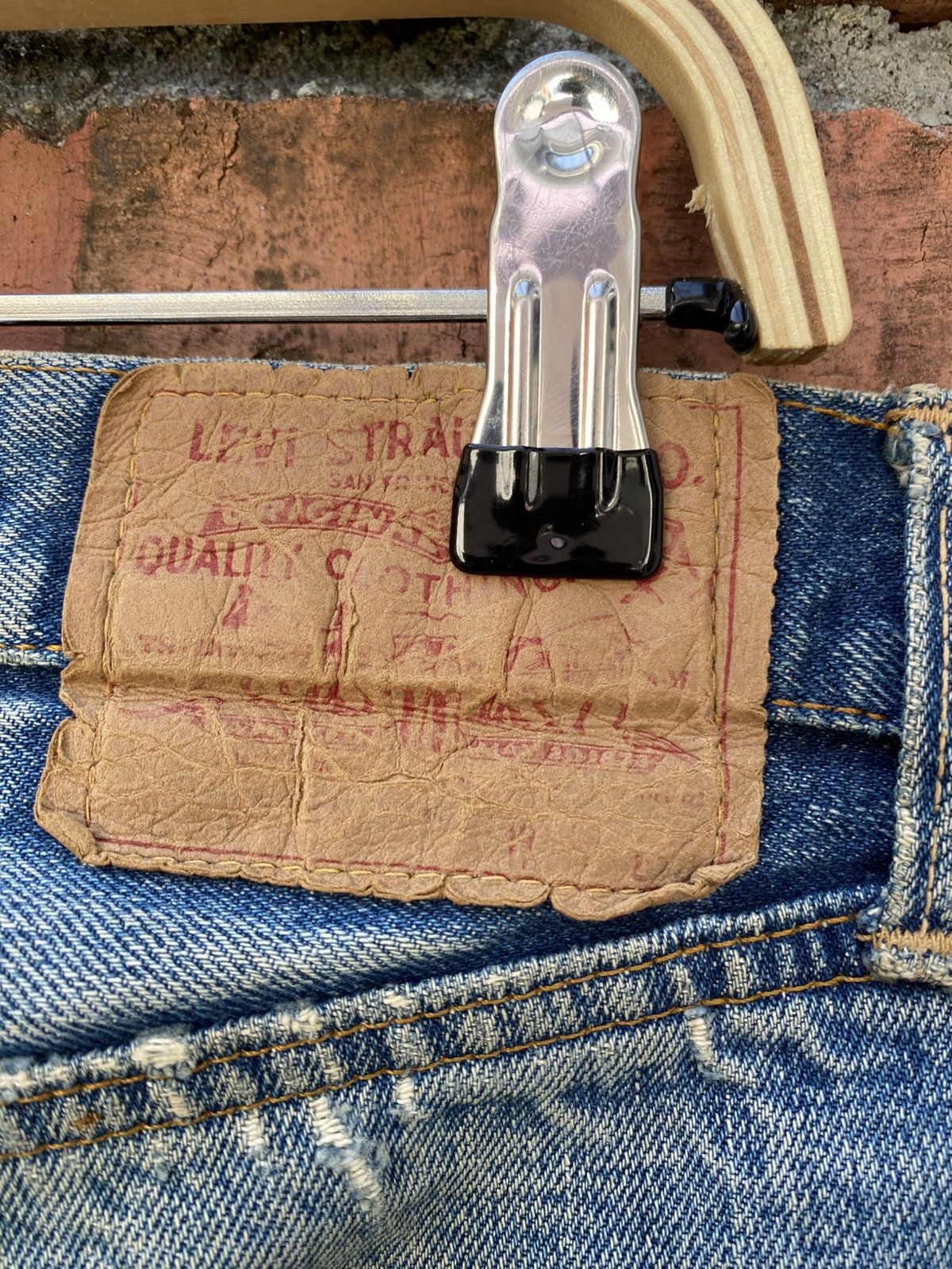 Levi's × Levi's Vintage Clothing × Vintage W33x28.5 Vintage levi's 501 redline 60s big E repaired Size US 33 - 8 Thumbnail