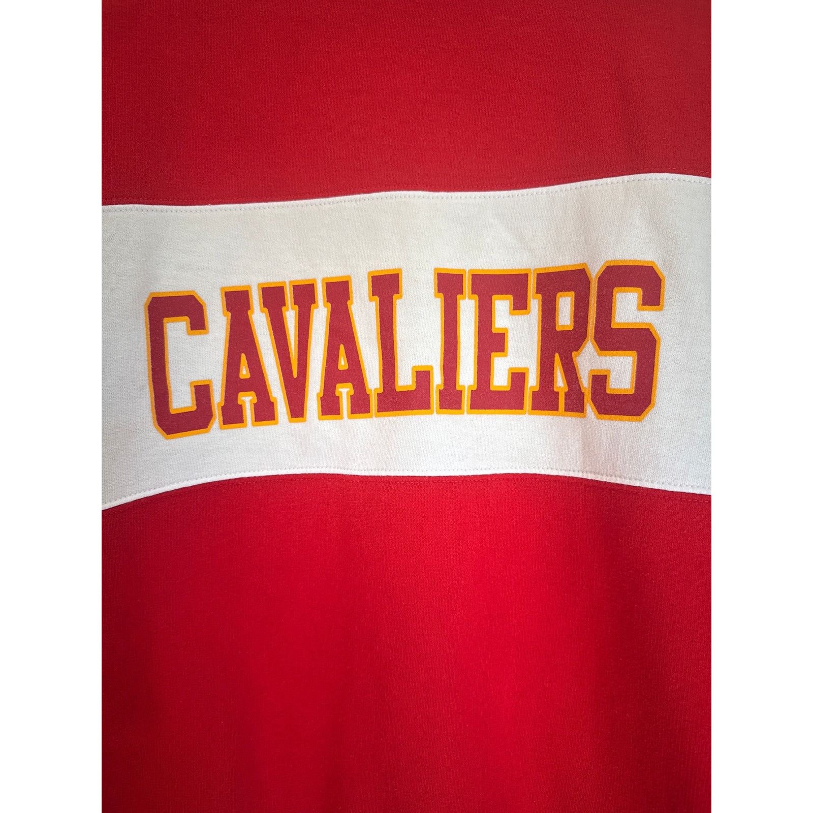 Other Vintage Cavaliers Sweatshirt Red & White Stripe Retro Sports Size US M / EU 48-50 / 2 - 2 Thumbnail