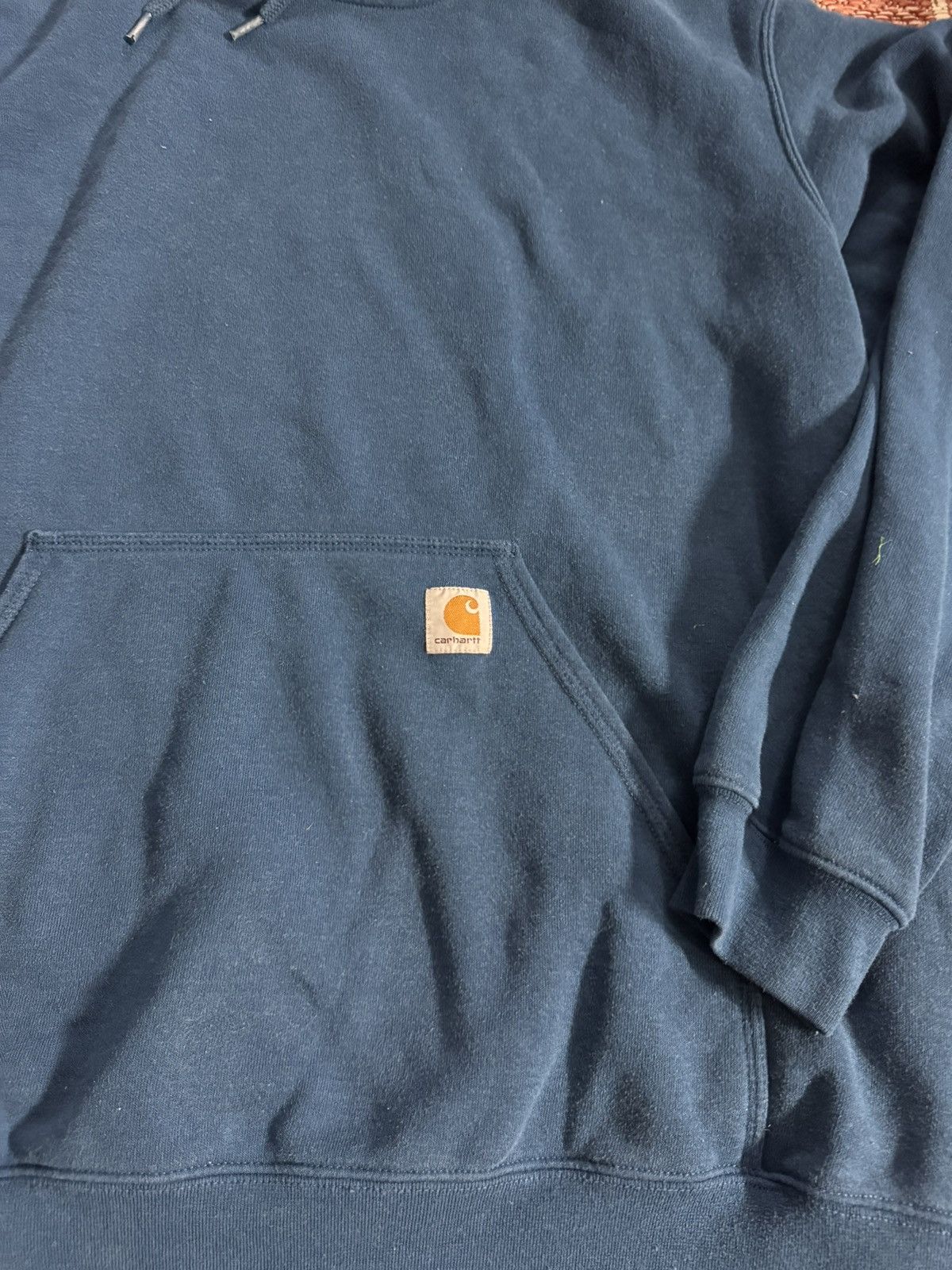 Carhartt Vintage Carhartt Sweater Deep Blue Hoodie Sz XL Size US XL / EU 56 / 4 - 2 Thumbnail