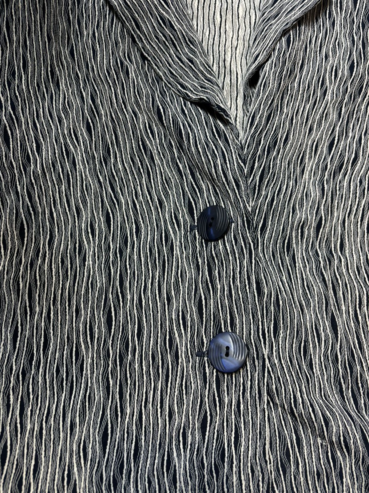 Designer × Vintage Vintage Christine Laure France Button Front Tunic Jacket Size L / US 10 / IT 46 - 3 Thumbnail