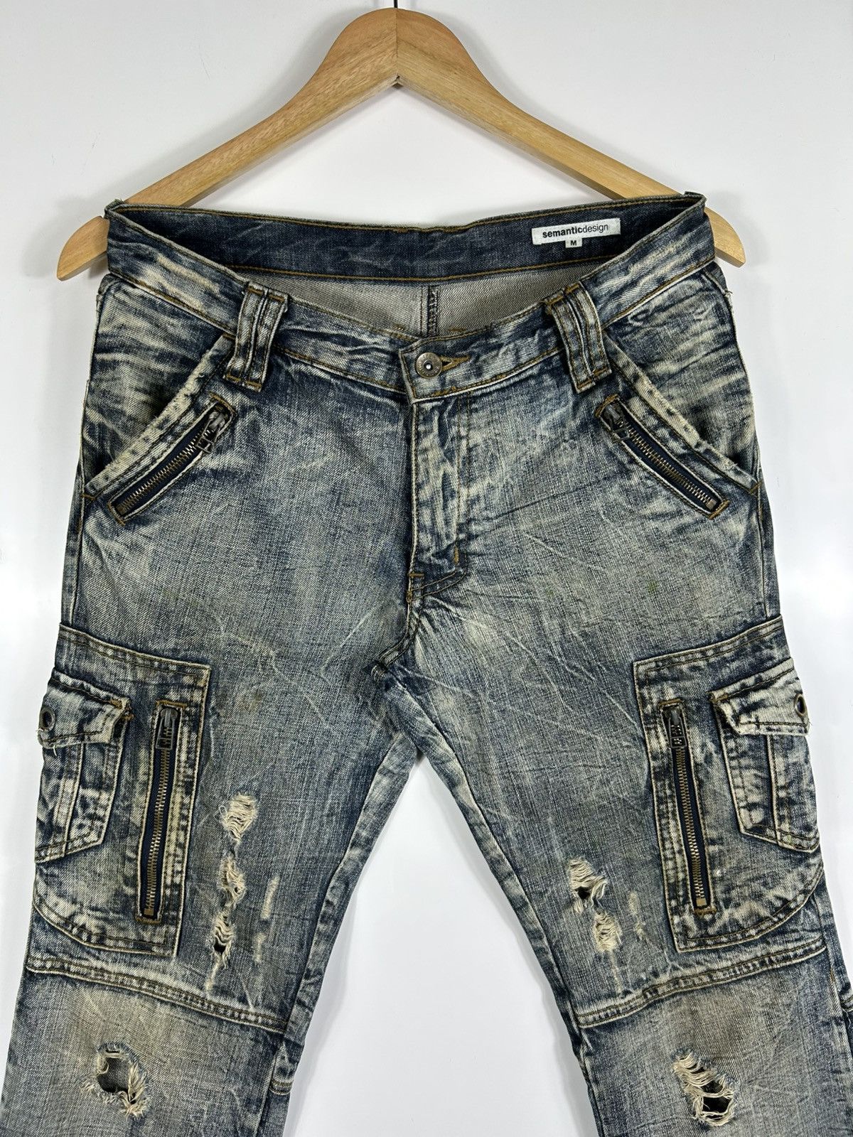 semanticdesign 🔥Semantic Design Nice Distressed Denim Size US 31 - 6 Thumbnail
