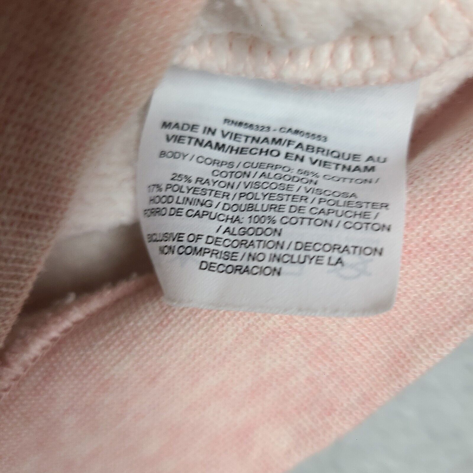 Nike Womens Nike Pull Over Hoodie Size XS Thick PEACH PINK G9 Size XS / US 0-2 / IT 36-38 - 2 Thumbnail