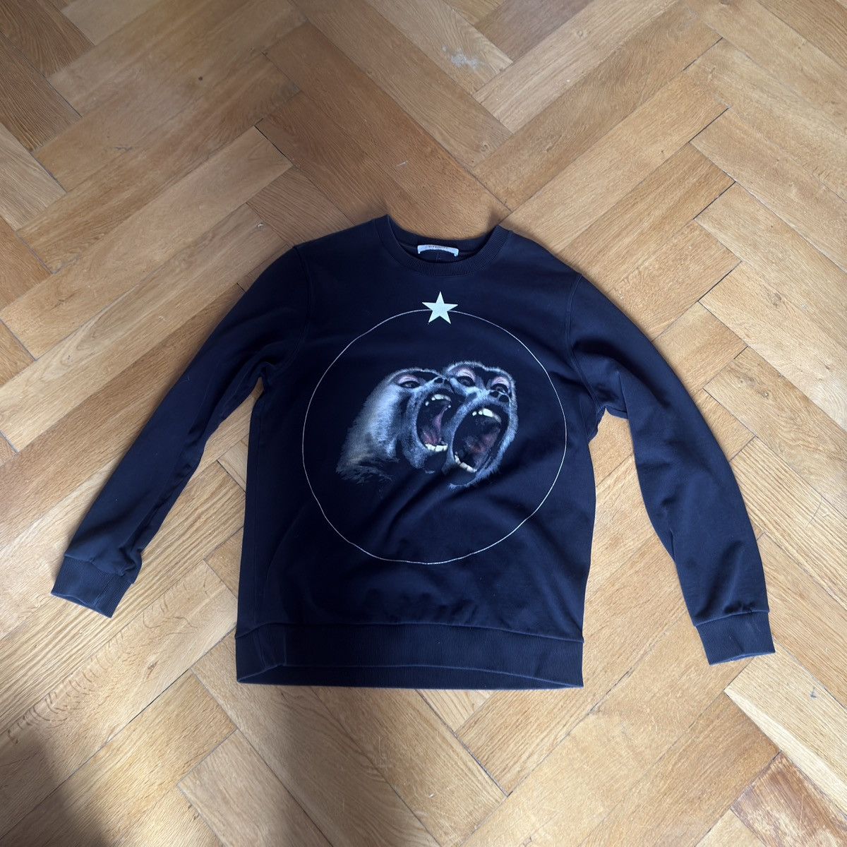 Givenchy GIVENCHY Monkey Brothers jersey sweatshirt Size US L / EU 52-54 / 3 - 1 Thumbnail